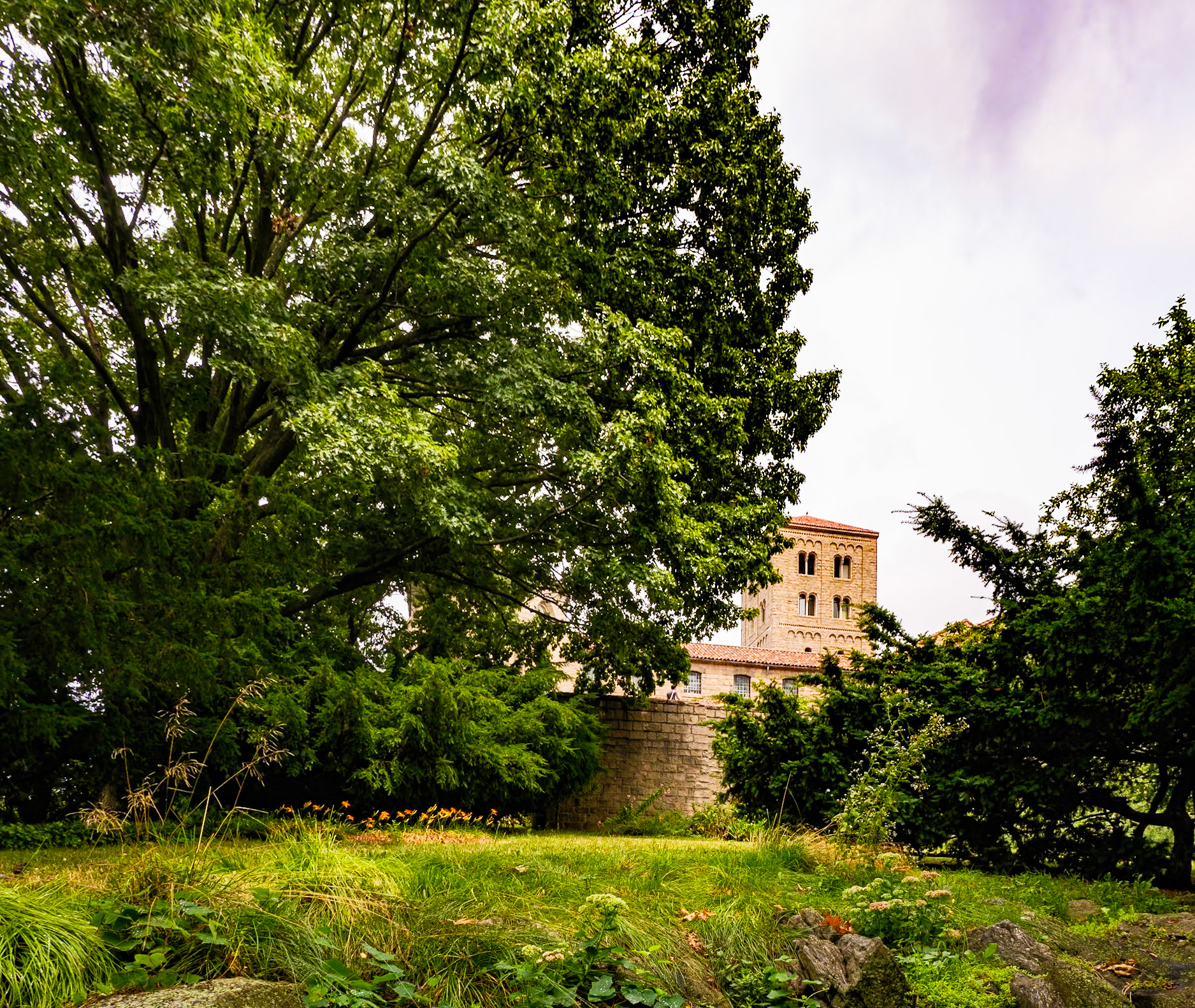 Approaching the Cloisters July 2024