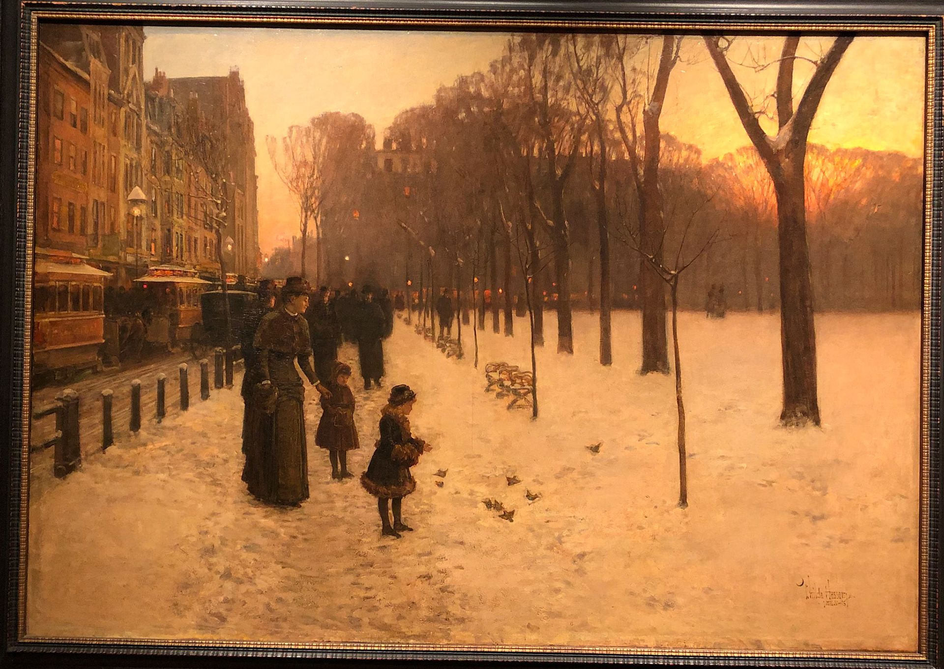 Winter Scene in Boston by Hassam