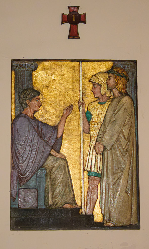 First Station of the Cross at St Clement