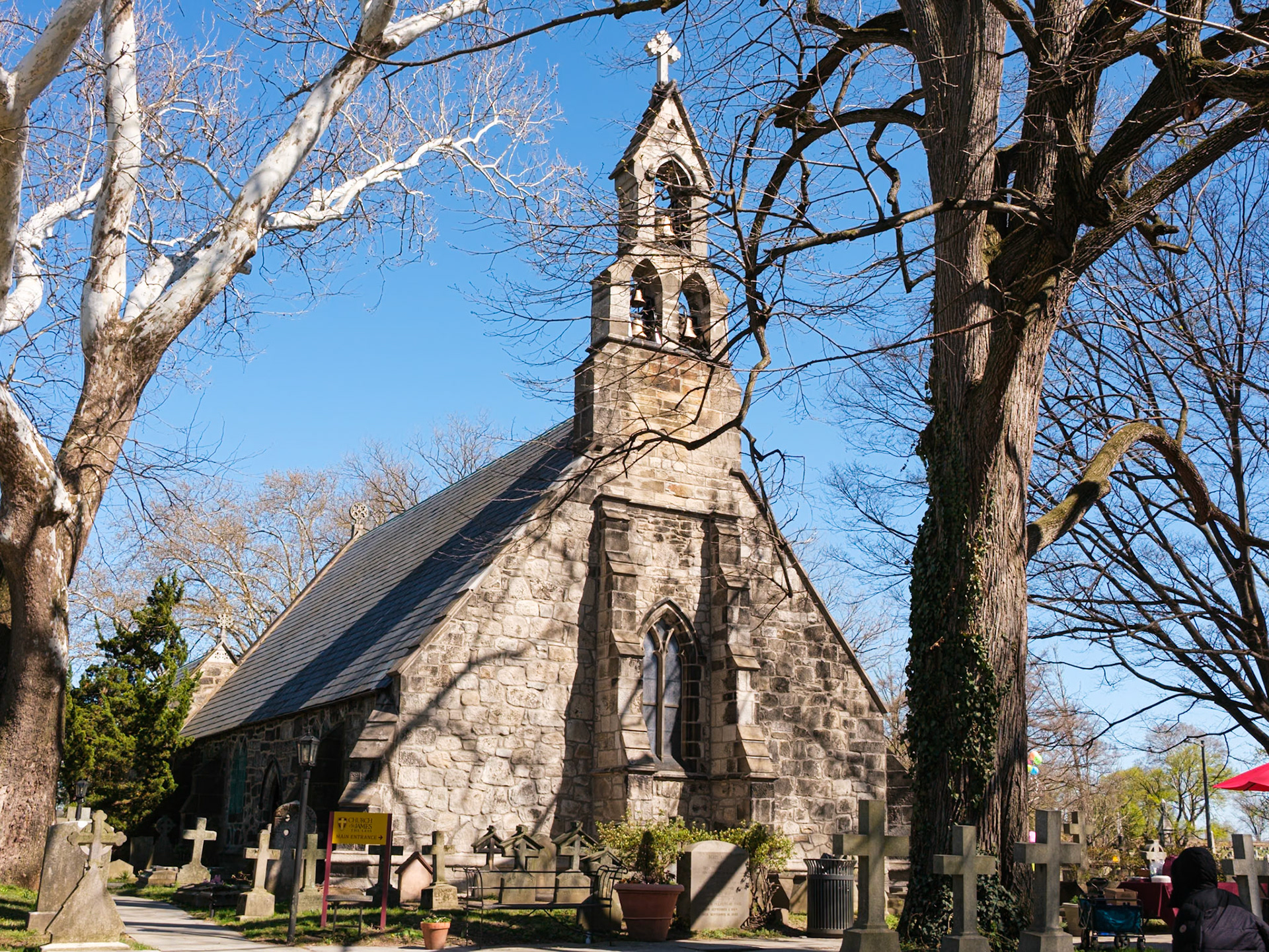 St James the Less West Elevation
