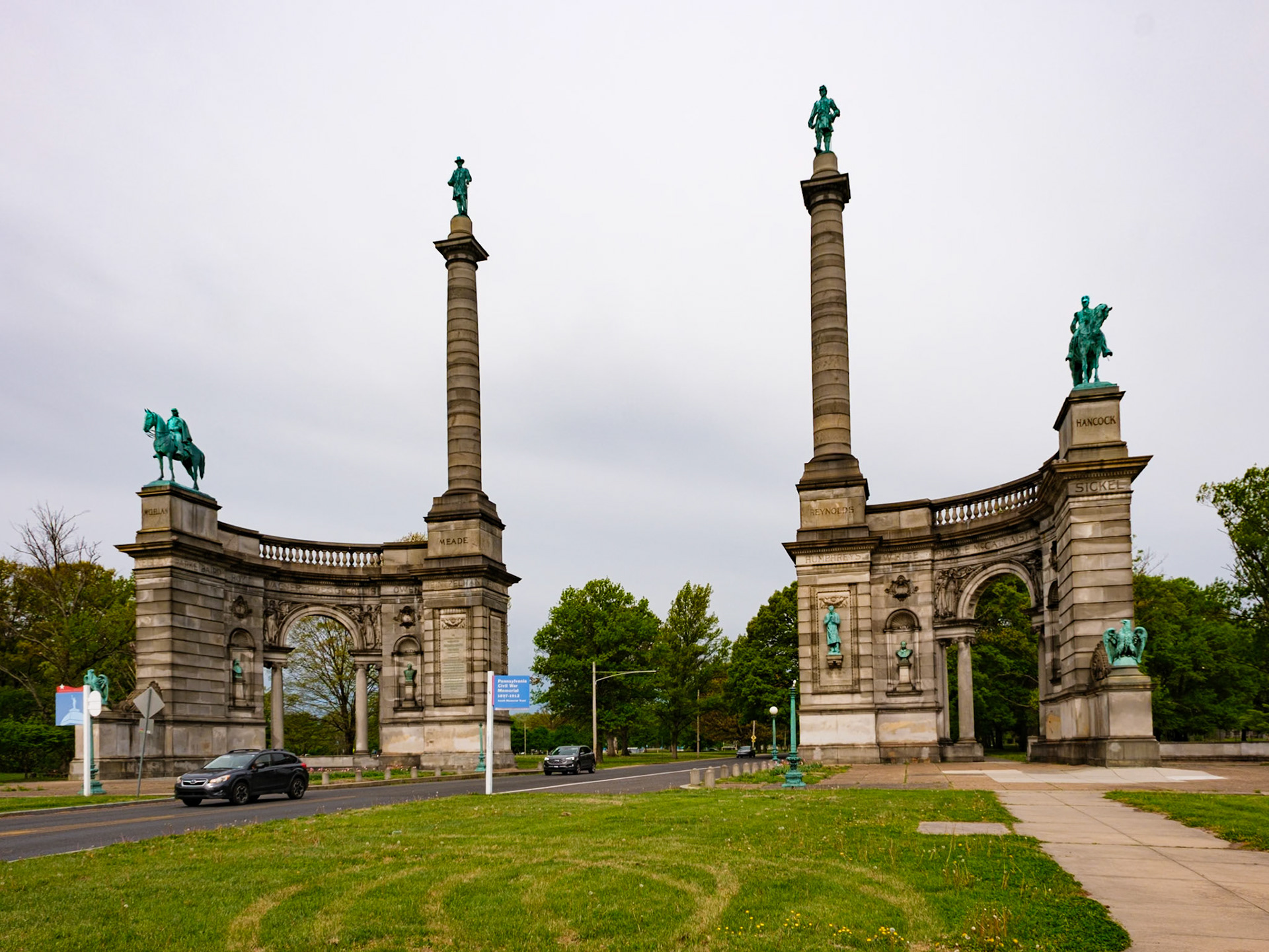 Civil War Memorial Looking West