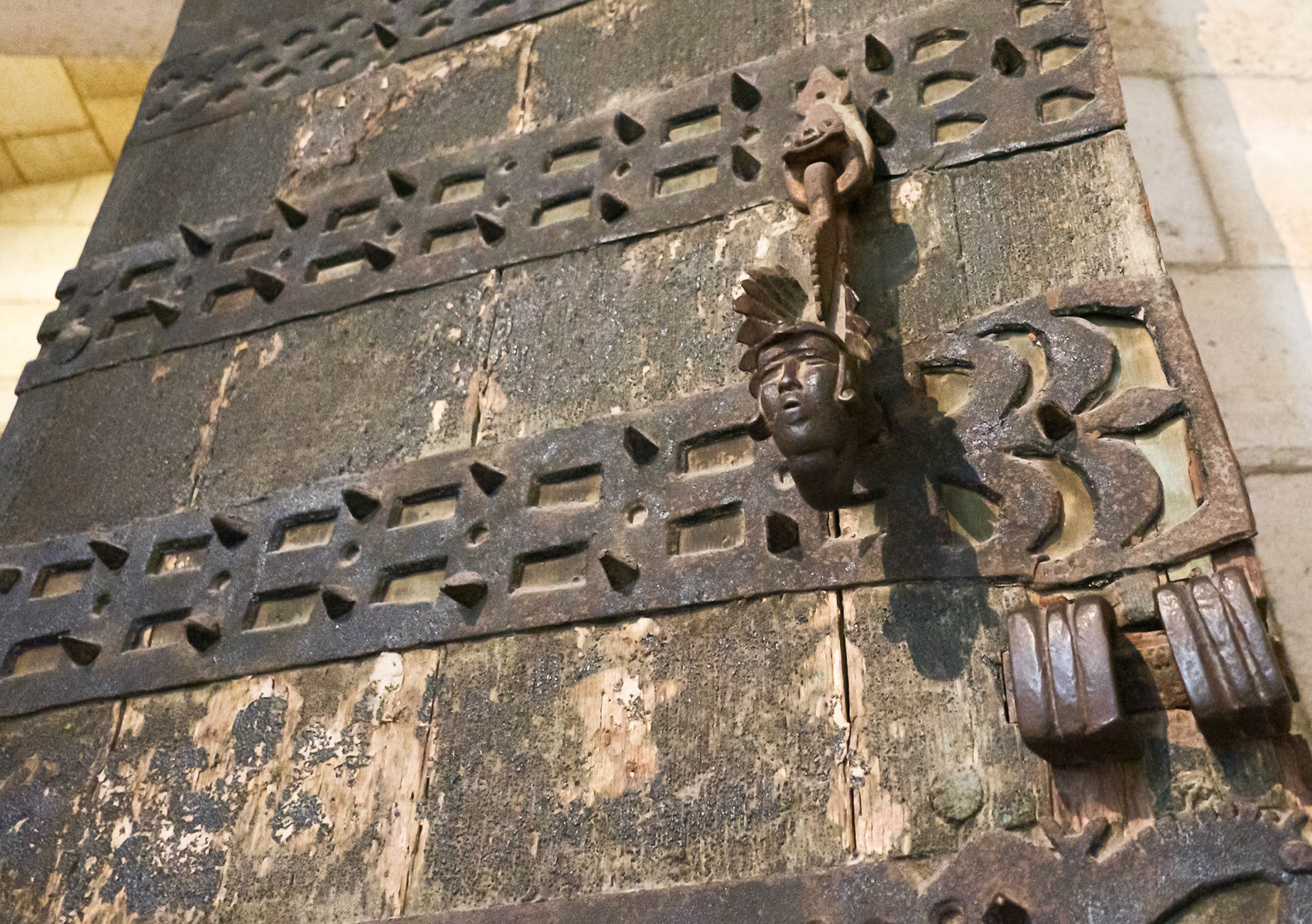 Monastic Door Knocker at the Cloisters July 2024