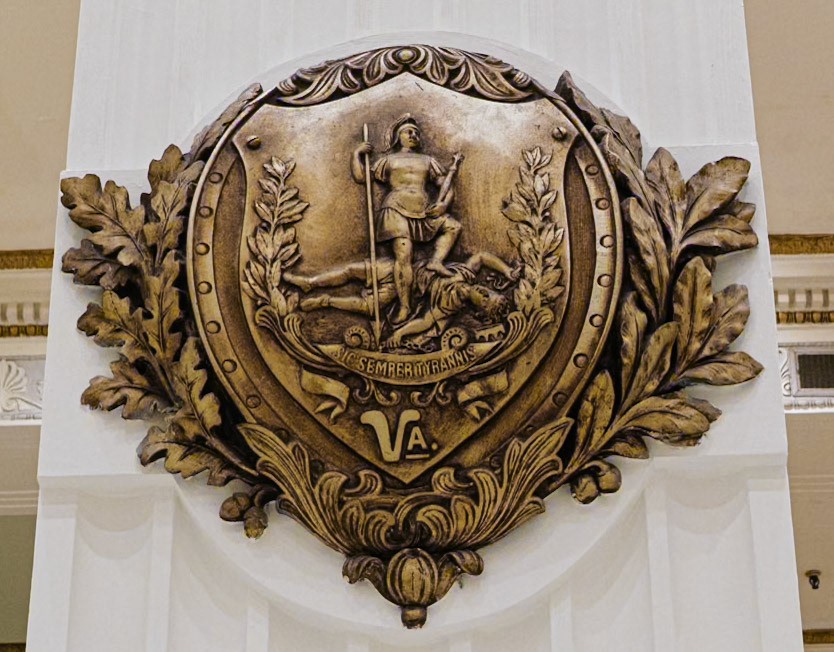Virginia Plaque at Wanamaker
