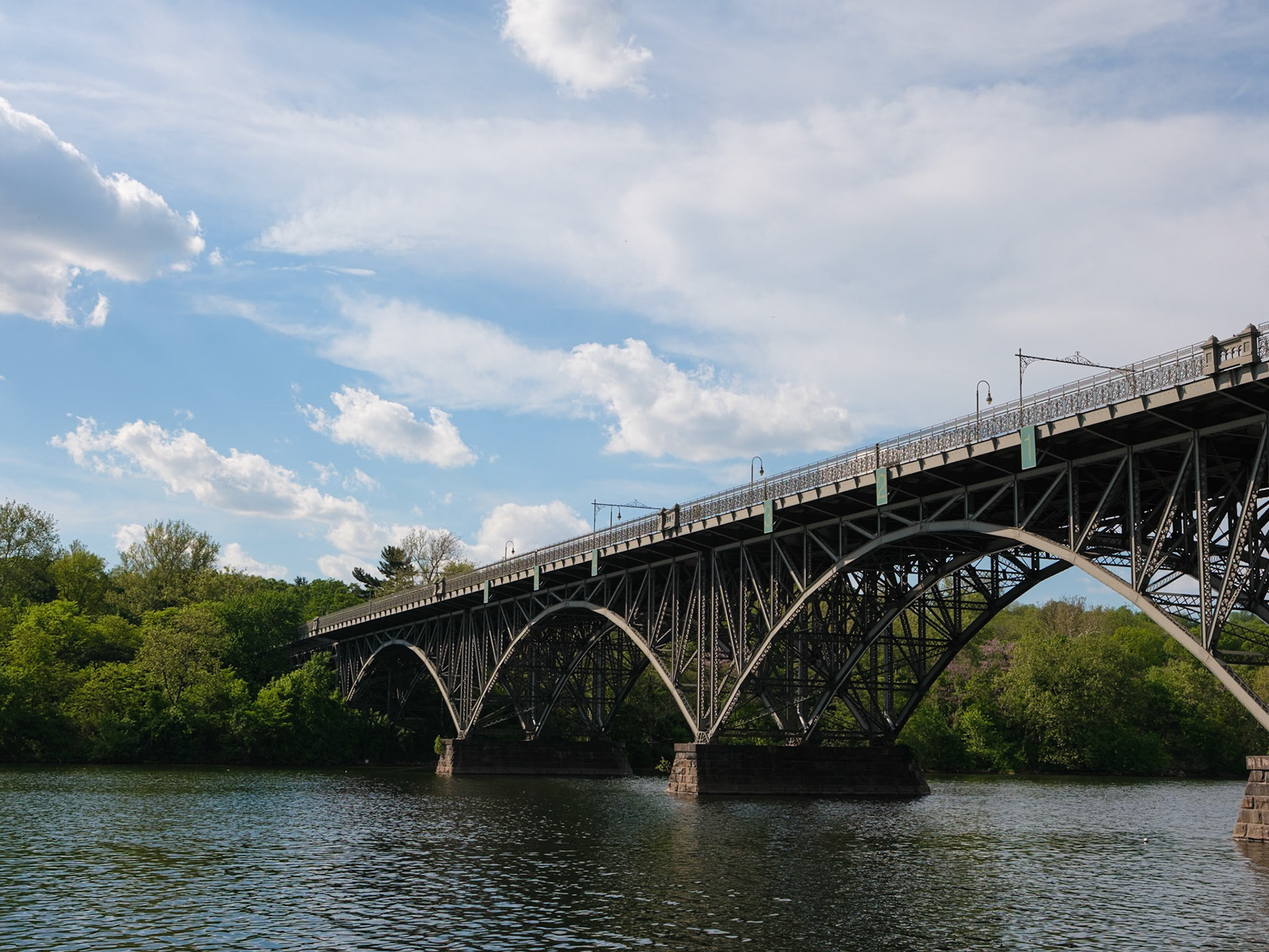 Steel Road Overpass Over Schuylkill