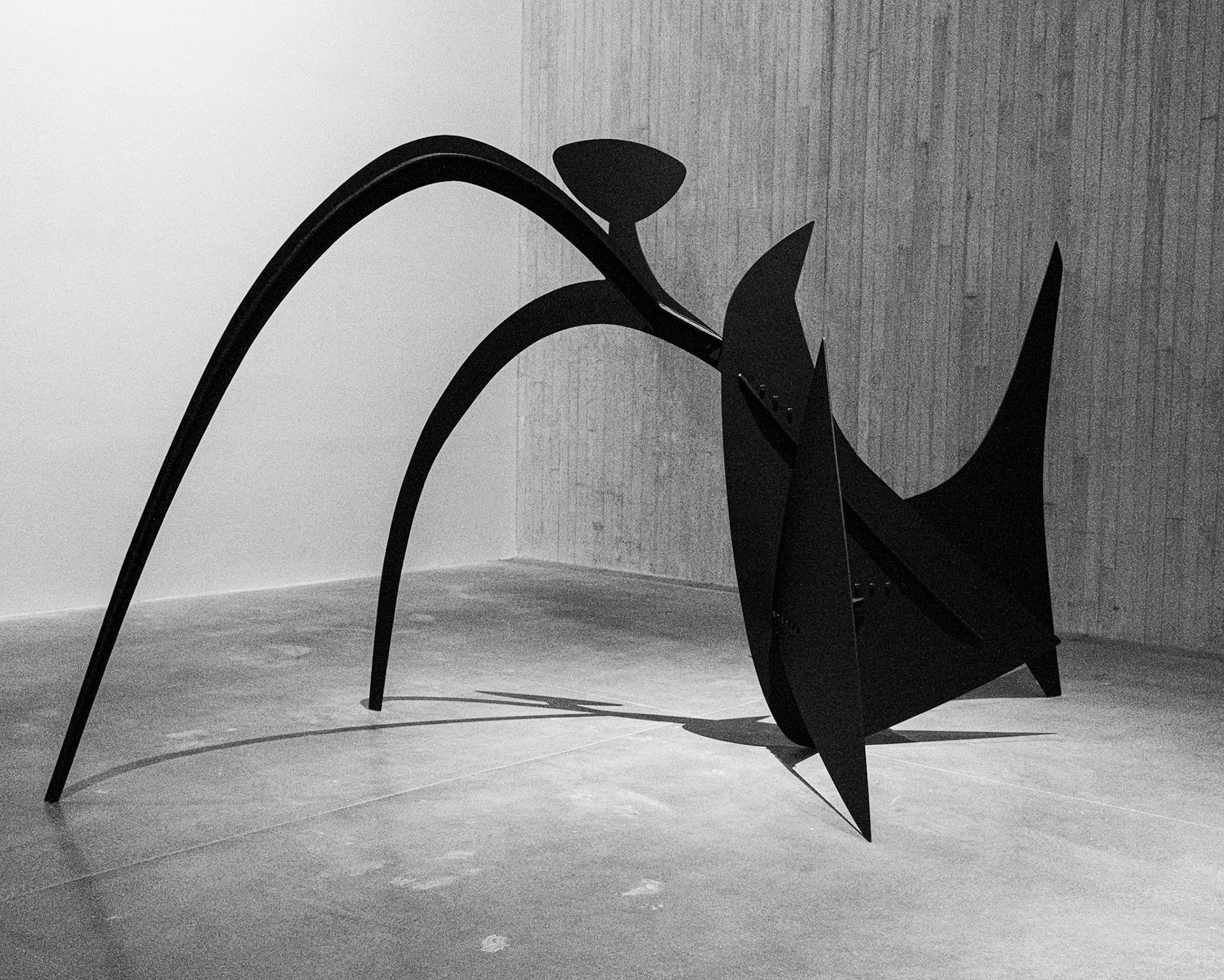 Crawling Black Sculpture