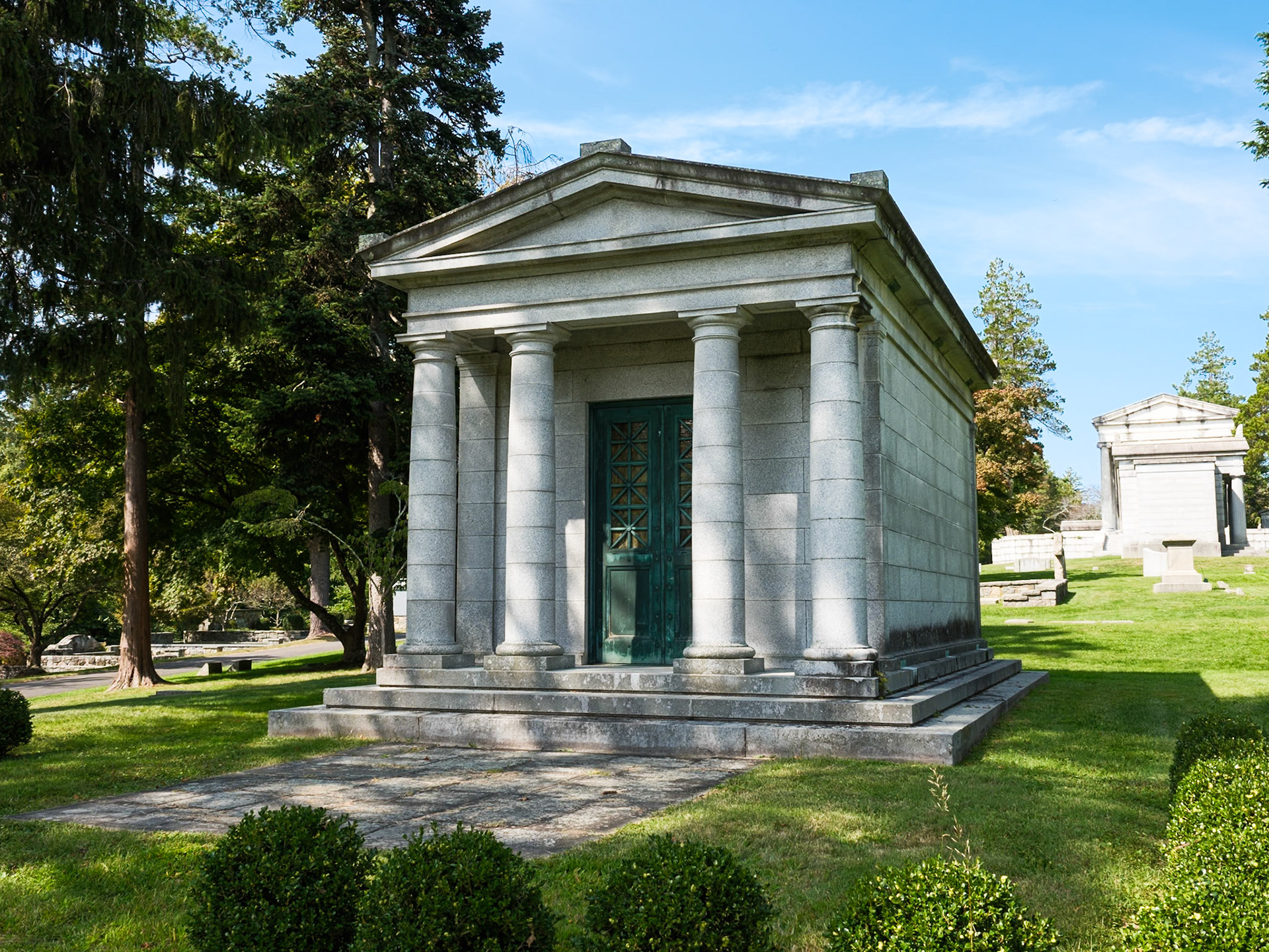 Small Family Mausoleum Putnam Cemetery Greenwidh