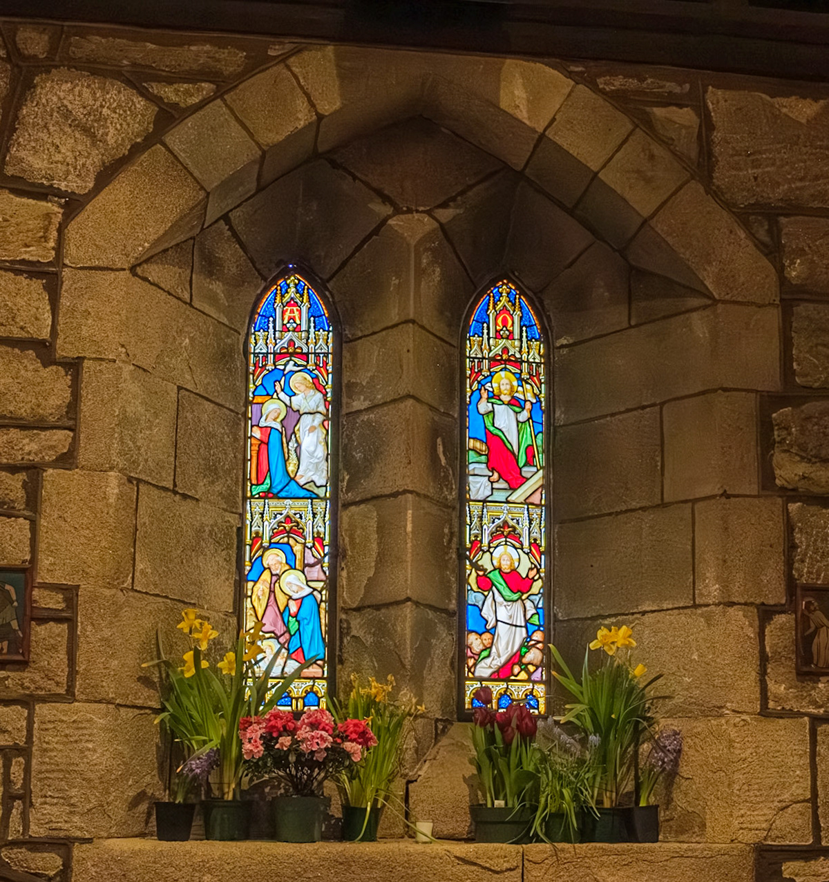 Window of Scenes of the Lord’s Work