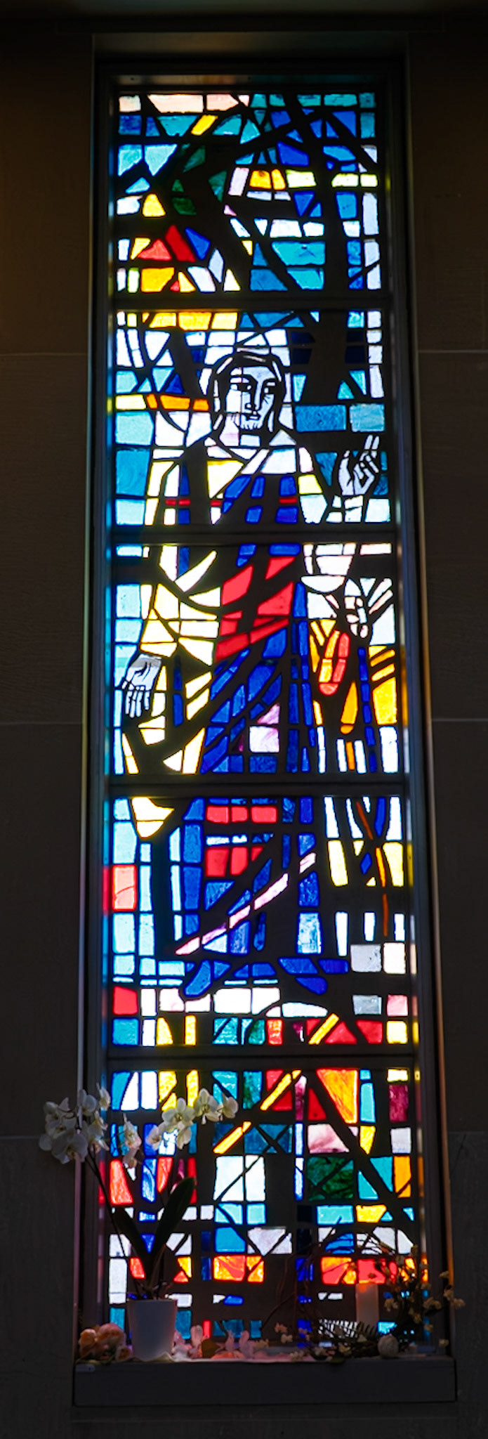 Unknown Holy Personage on Aisle Window at St Joseph Cathedral