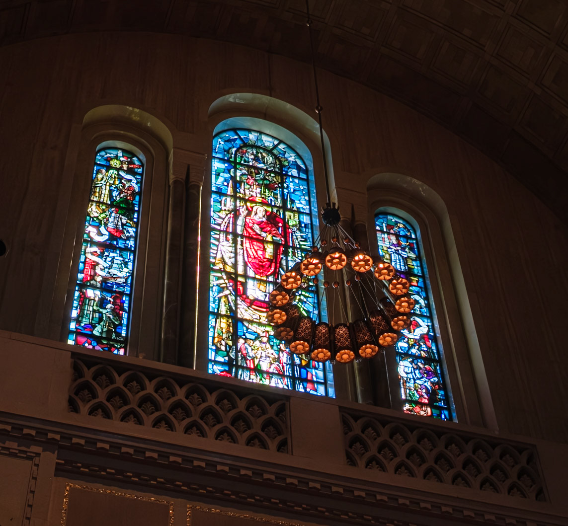 Blessing Lord Window on West Wall