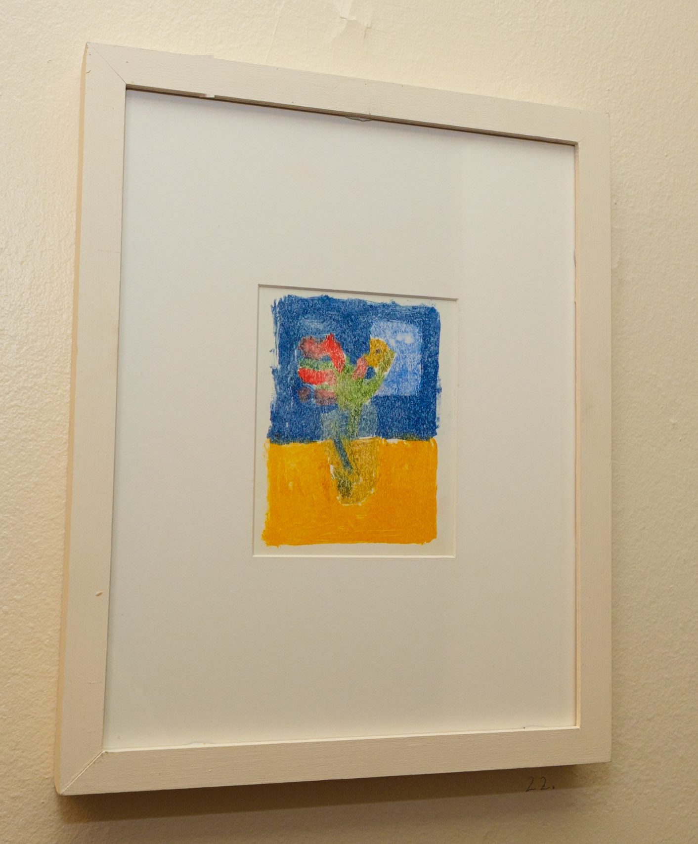 Drawing of Vase with Flowers from Art Show at St Clement