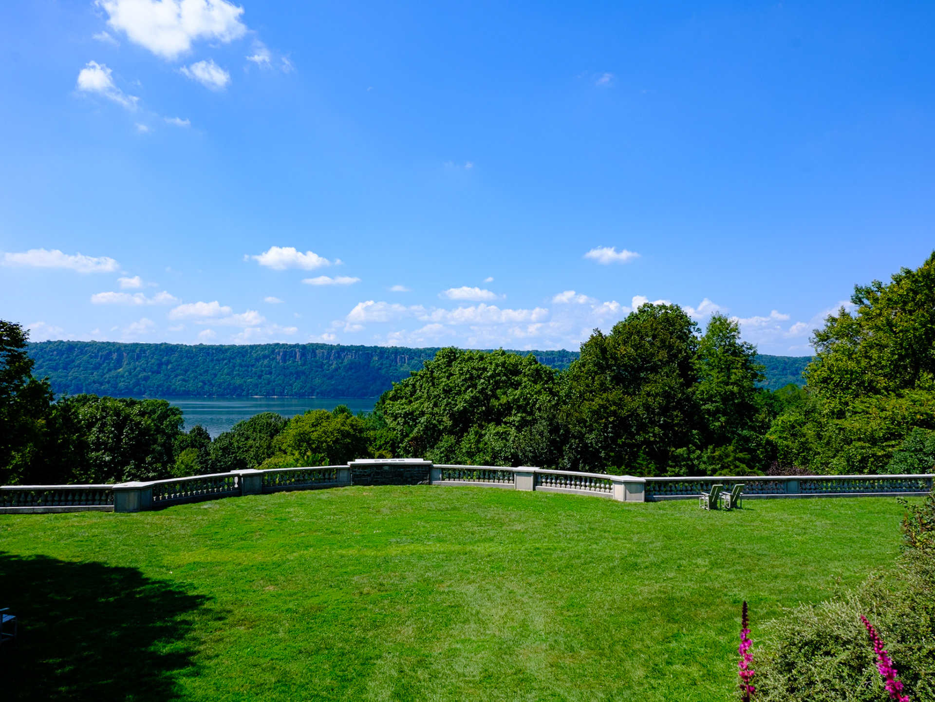 Overlook Lawn at Wave Hill August 2024