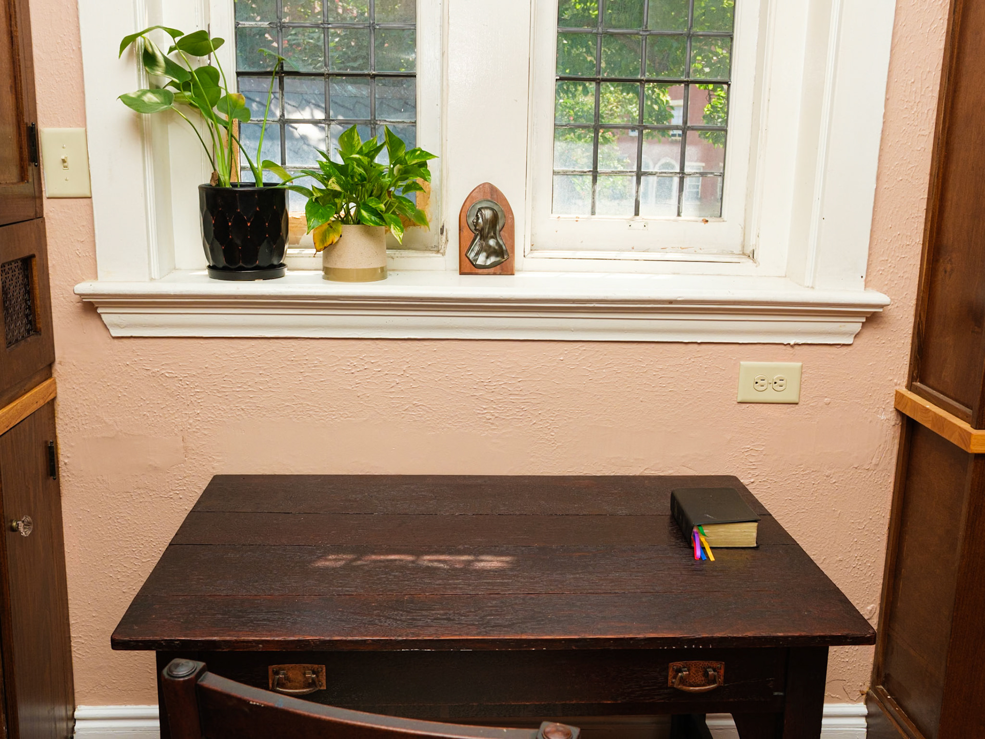 Work Table With Office Book at the Rectory Library