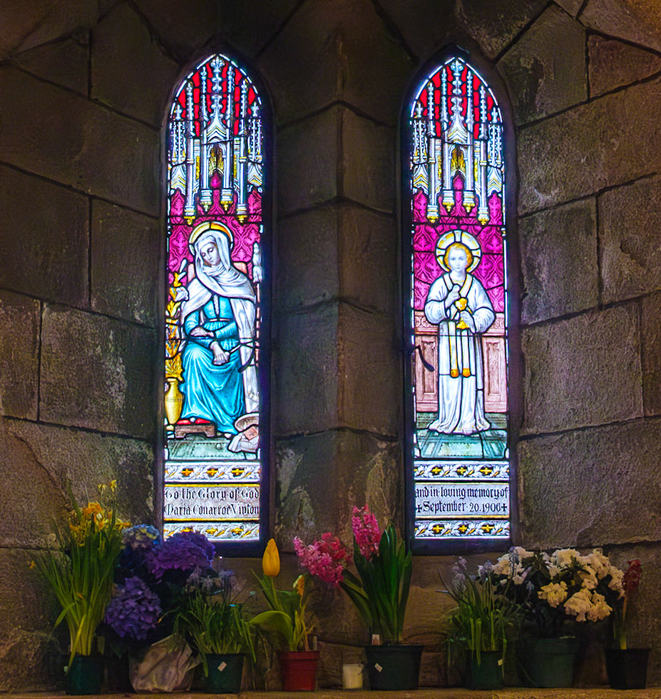 Virgin and Child Window at St James the Less