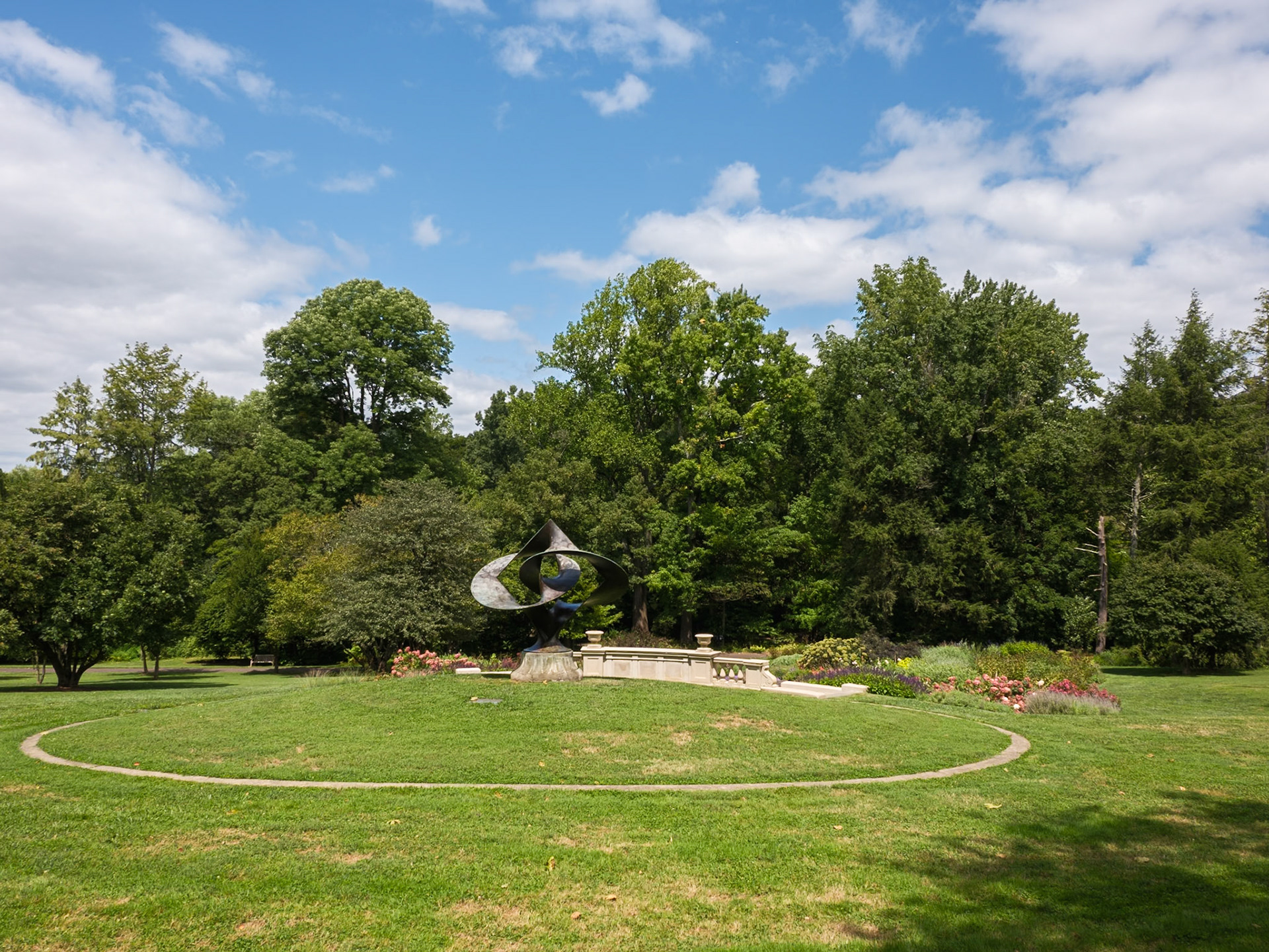 Modern Sculpture Morris Arboretum August 2024