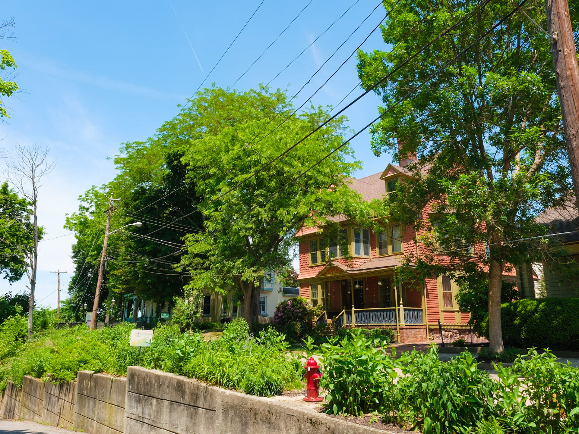 Victorian Era House Near Road to Boatyard in Bordentown May 2024