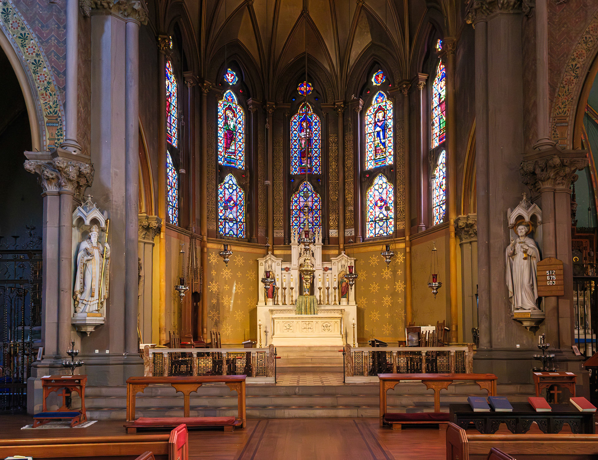 Approach to Santuary at St Paul Church Brooklyn