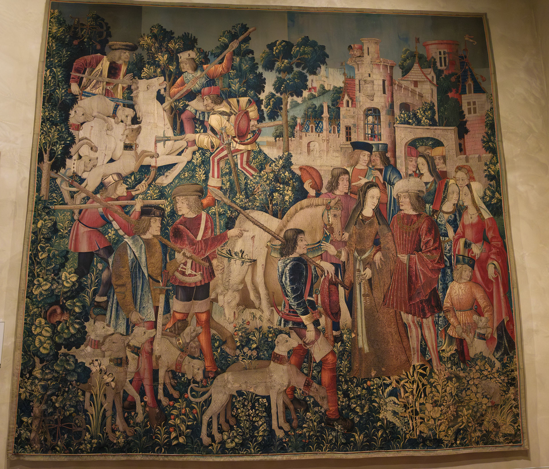 Hunt of the Unicorn Party Tapistry the Cloisters July 2024