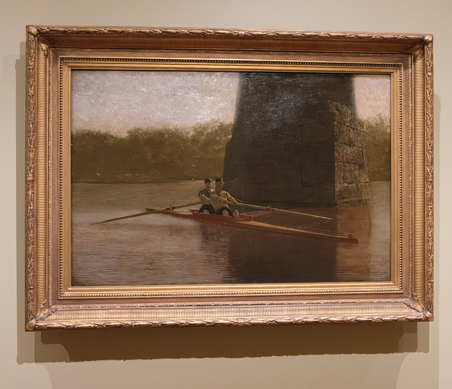 Rowers along the Schuylkill River by Eakins
