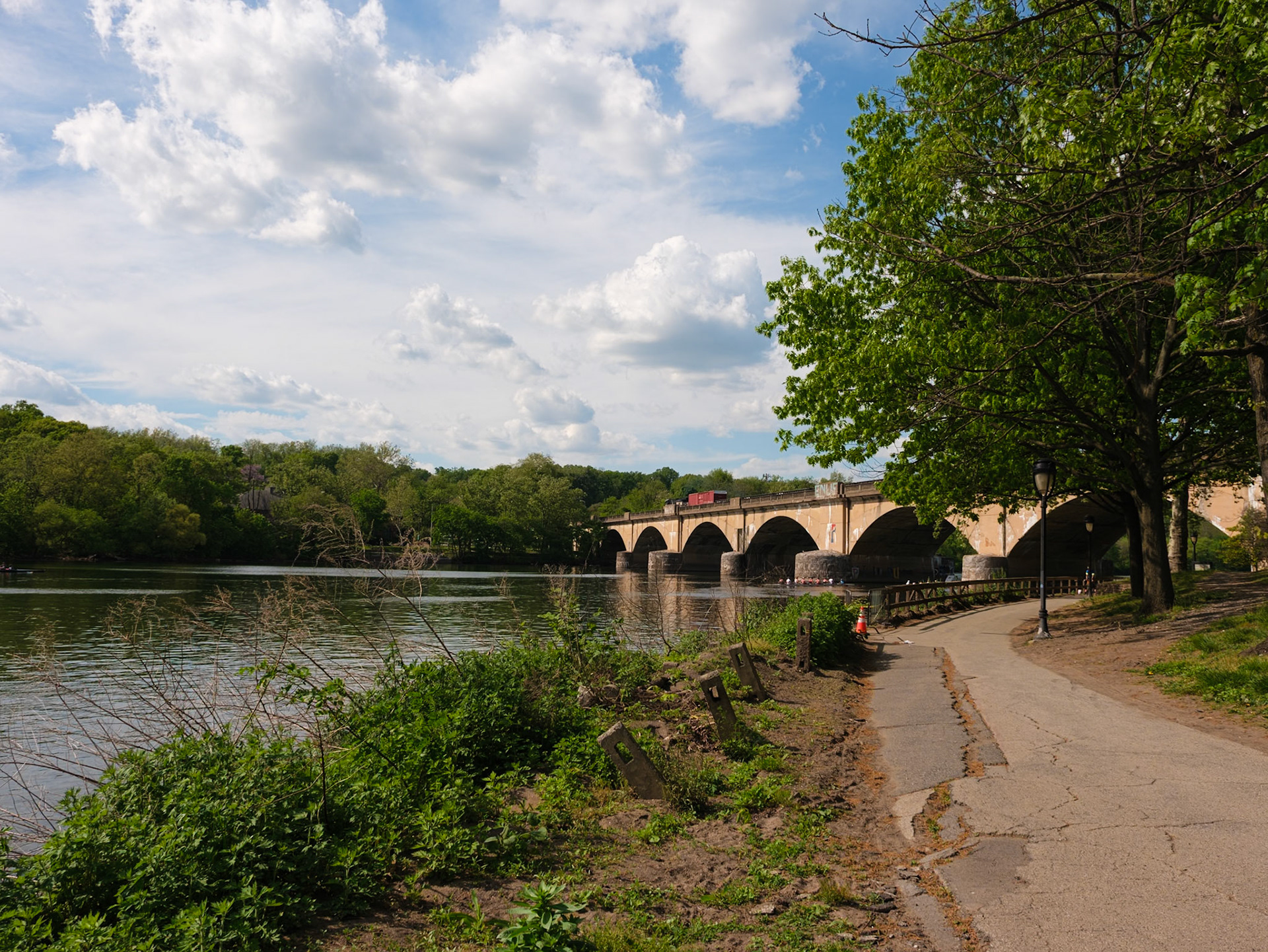 Columbia Rail Overpass Over Schuylkill