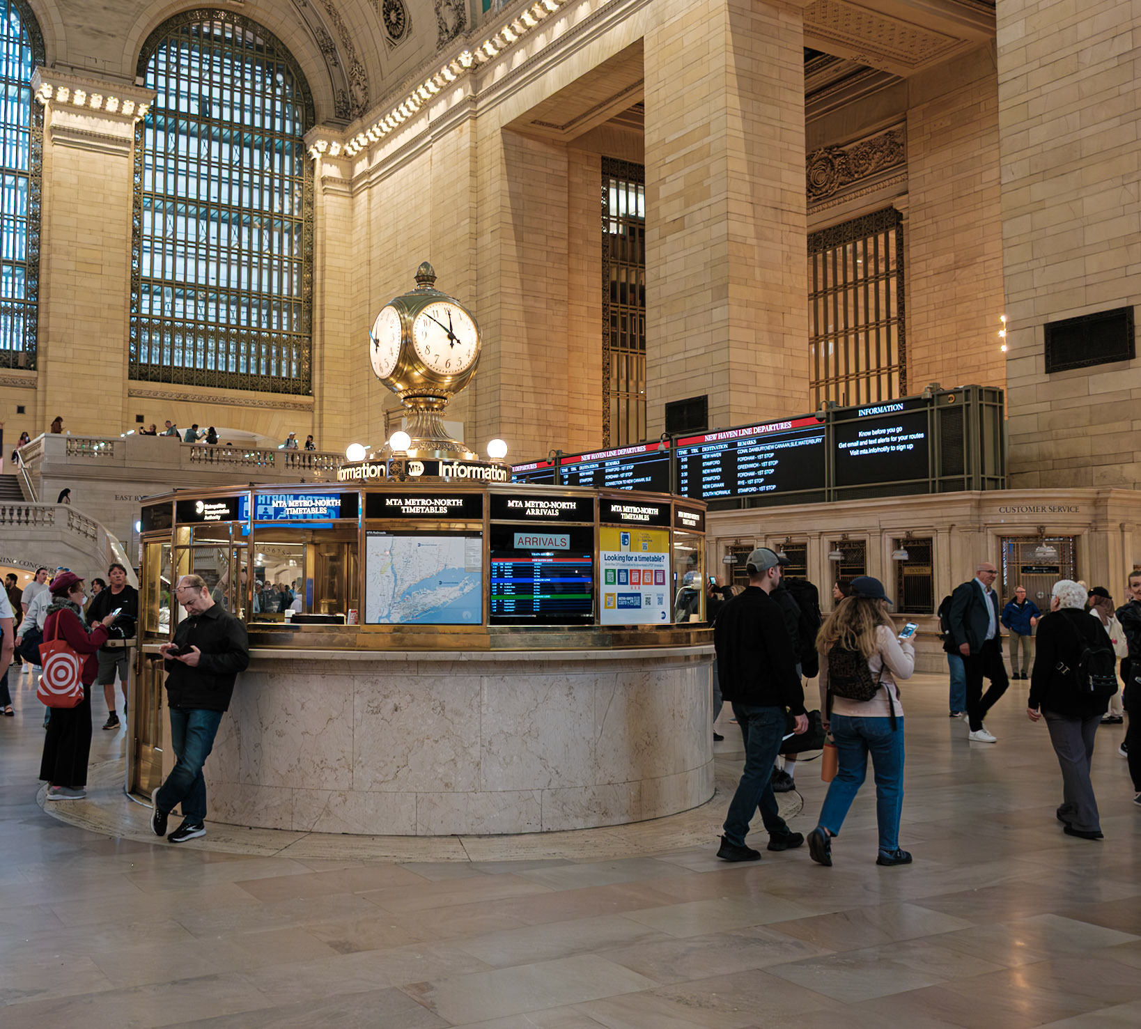 Information Desk at Grand Central Reception Hall May 2025