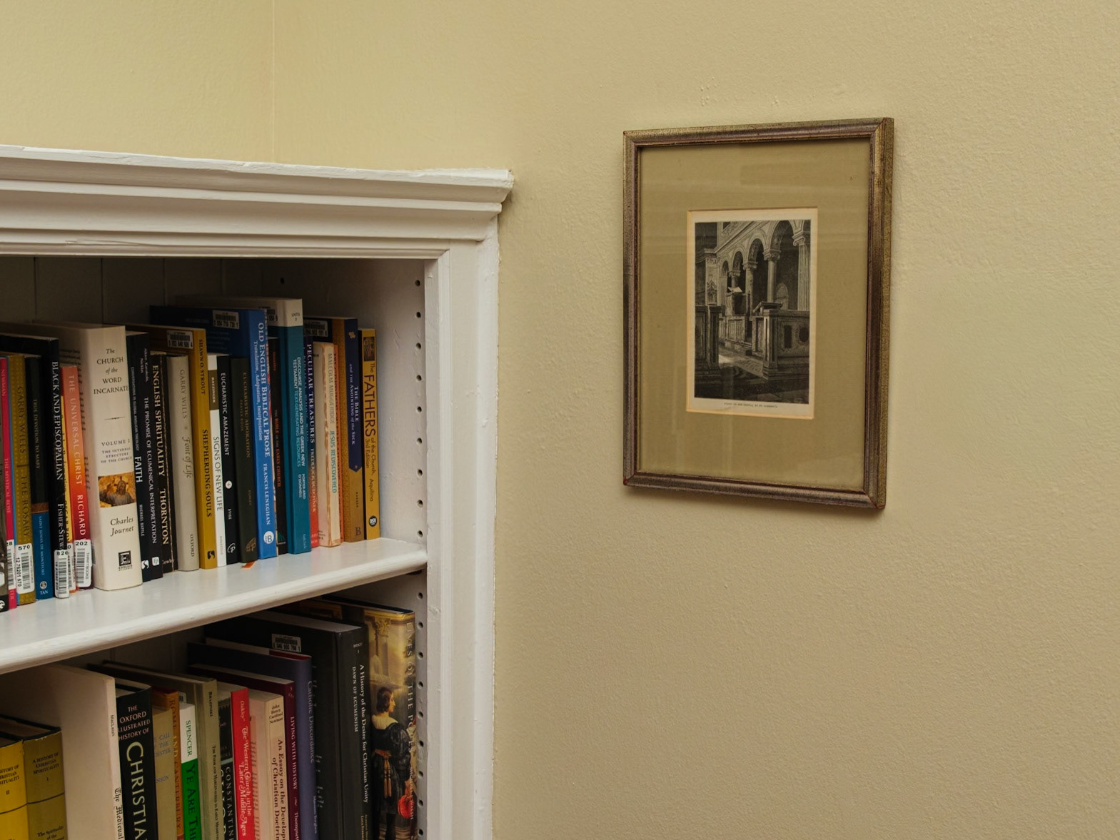 Old Picture of St Clement  Epistle Side Pulpit in Rectory Study