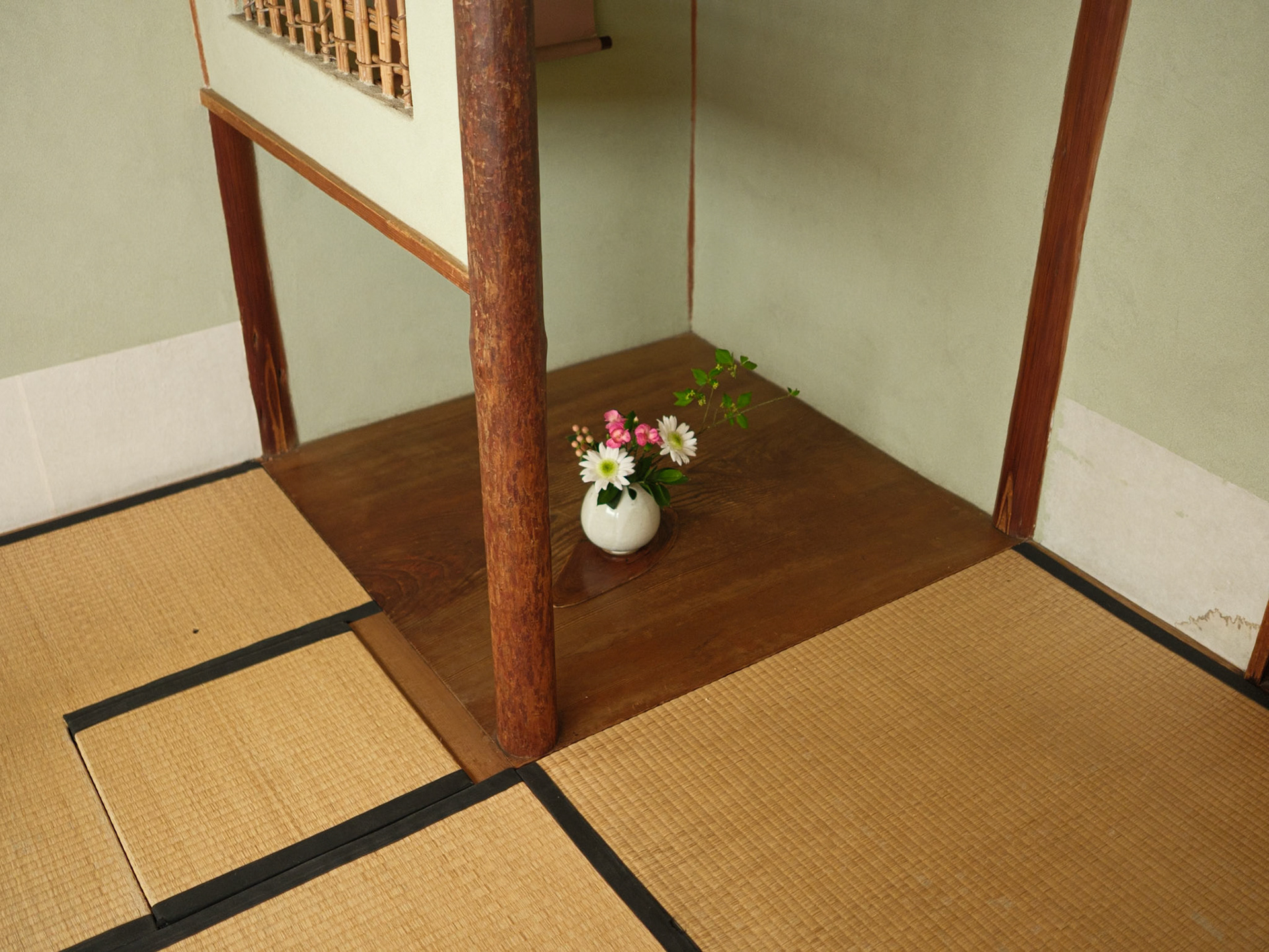 Potted Plant in Tea Room at Japanese House