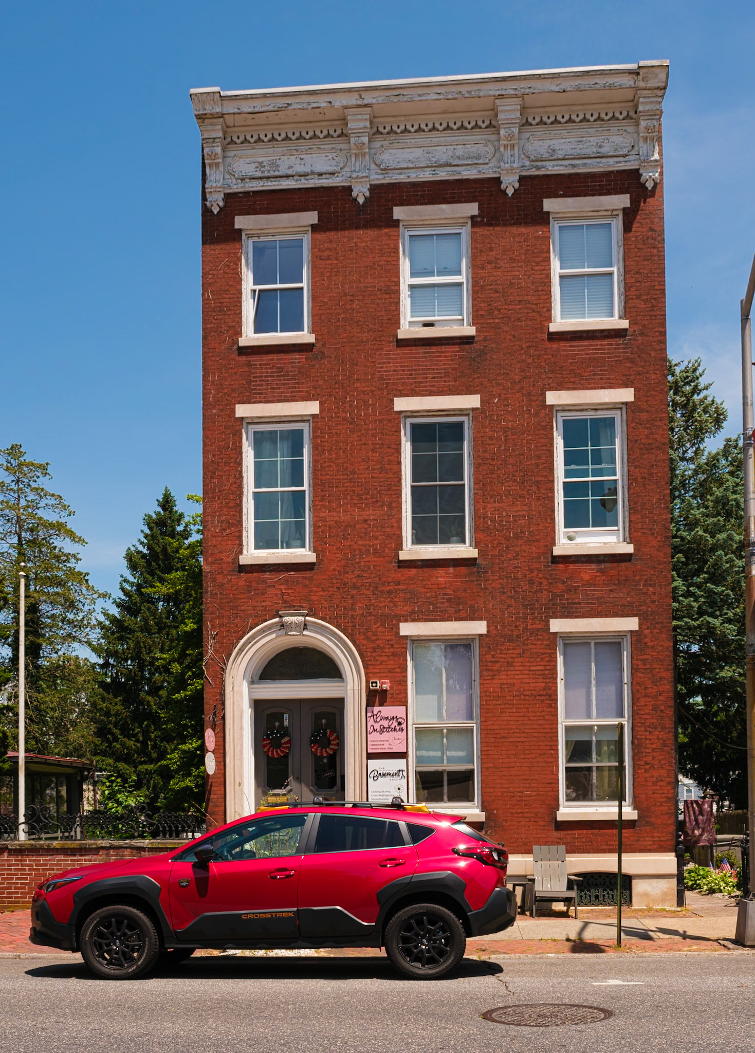 Commercial Building and Car in Bordentown May 2024