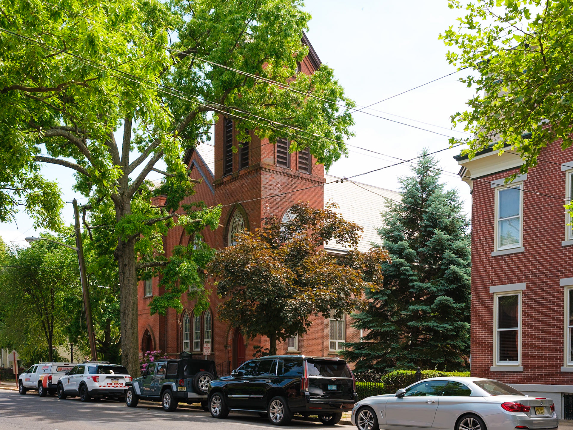 Downtown Bordentown Church May 2024