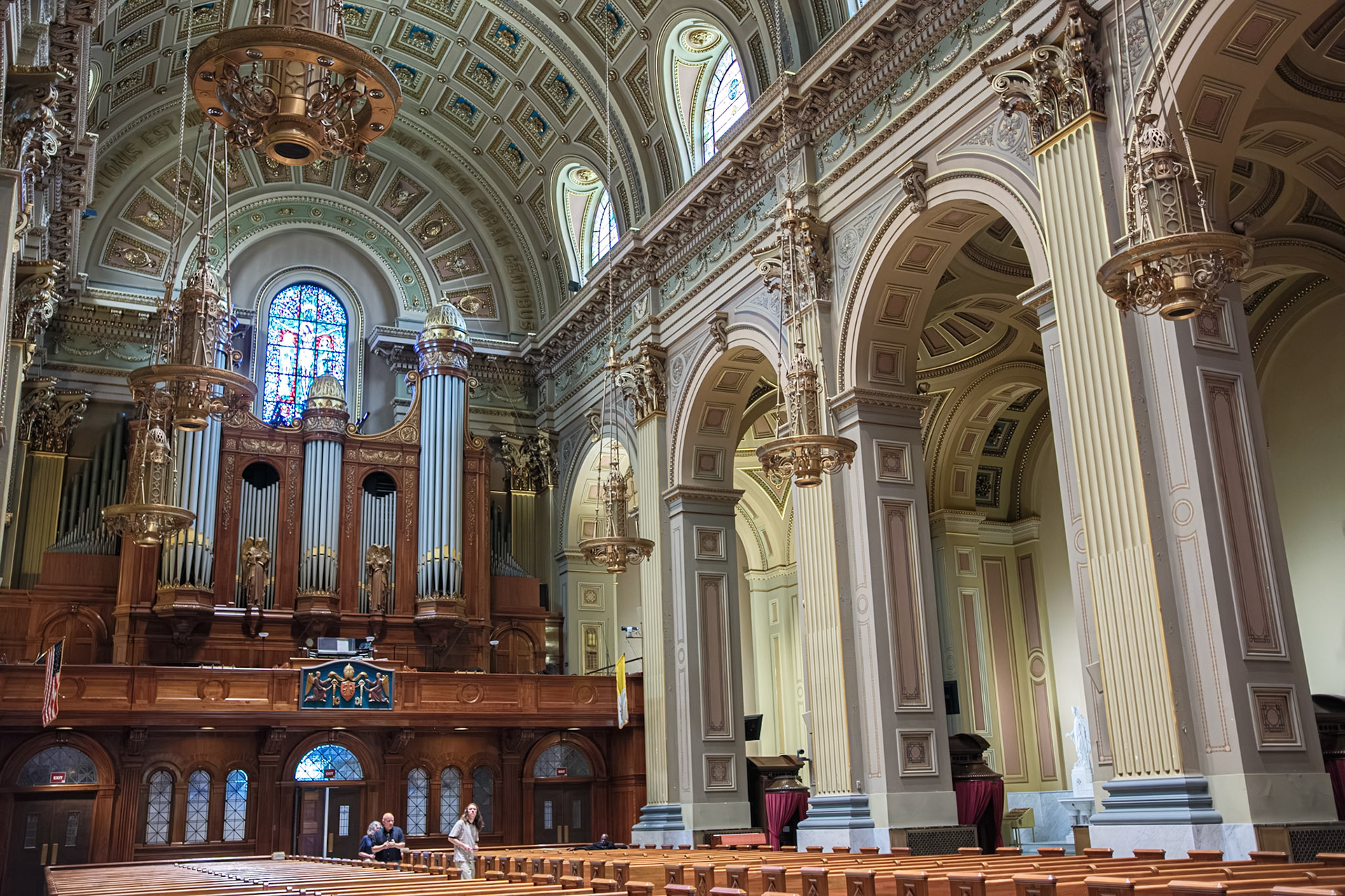 Nave and Choir Loft at Cathedral of SS Peter and Paul
