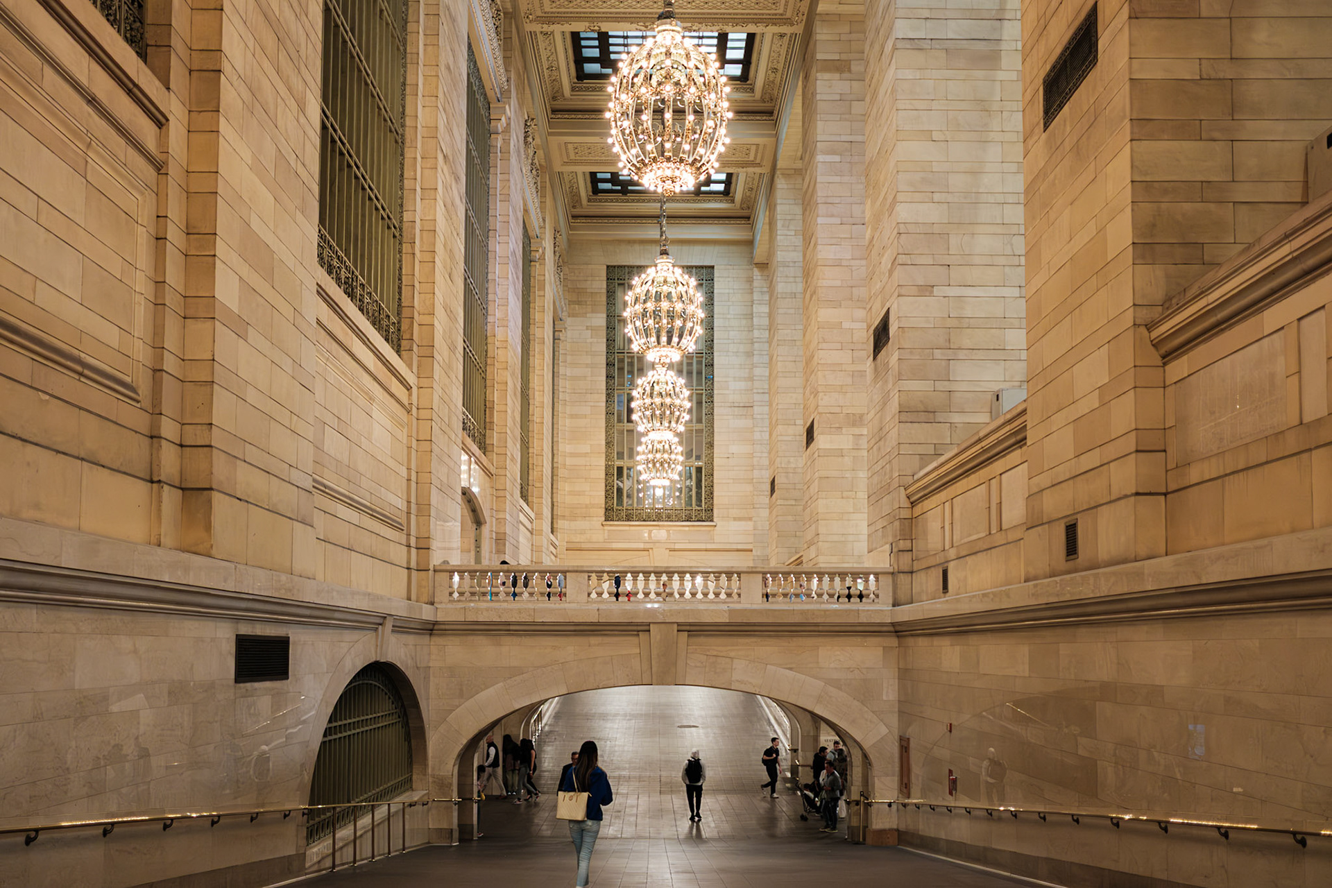 Ramp to Lower Level of Grand Central Looking West May 2025