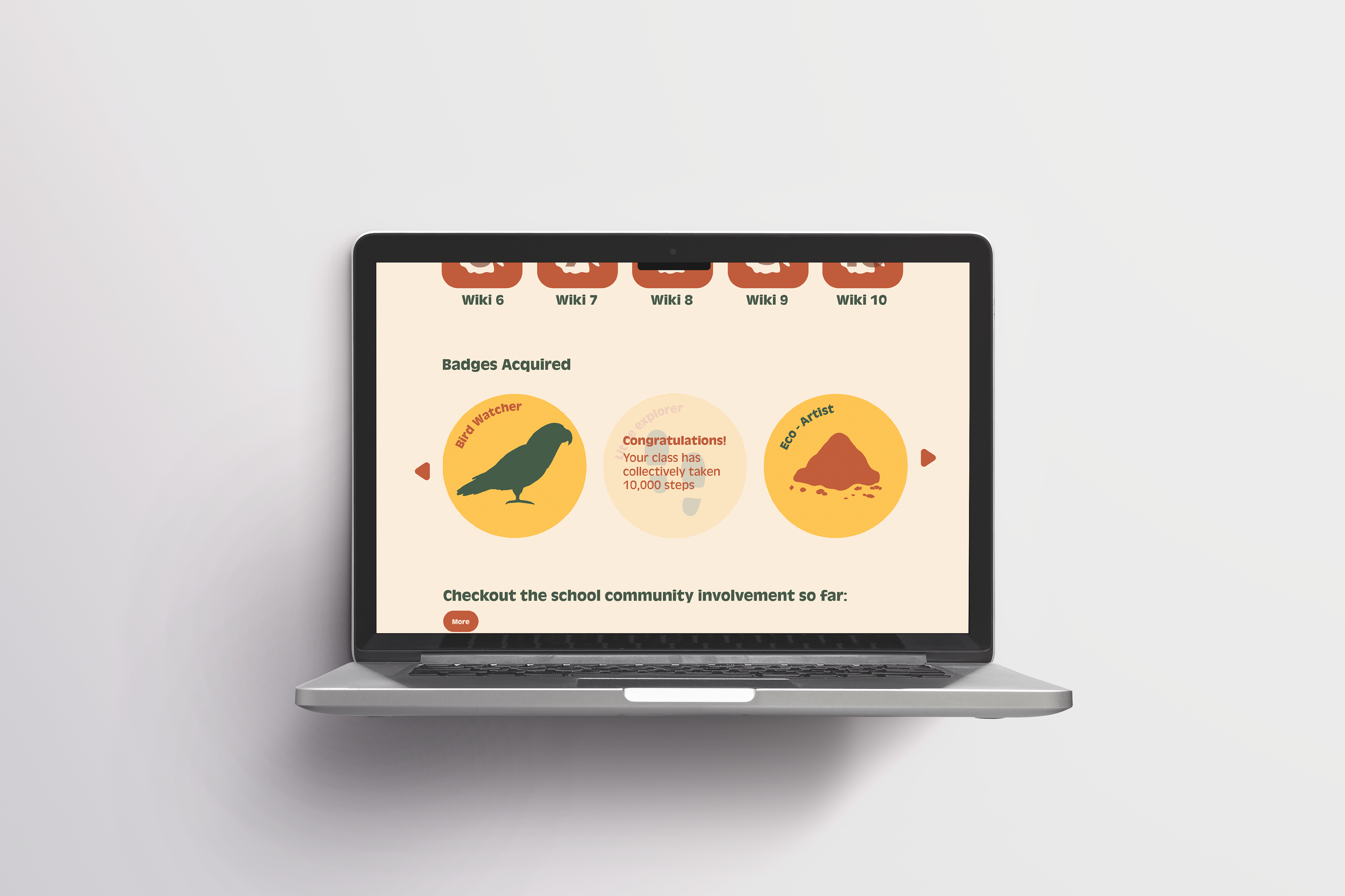 The opportunity to earn badges for your school