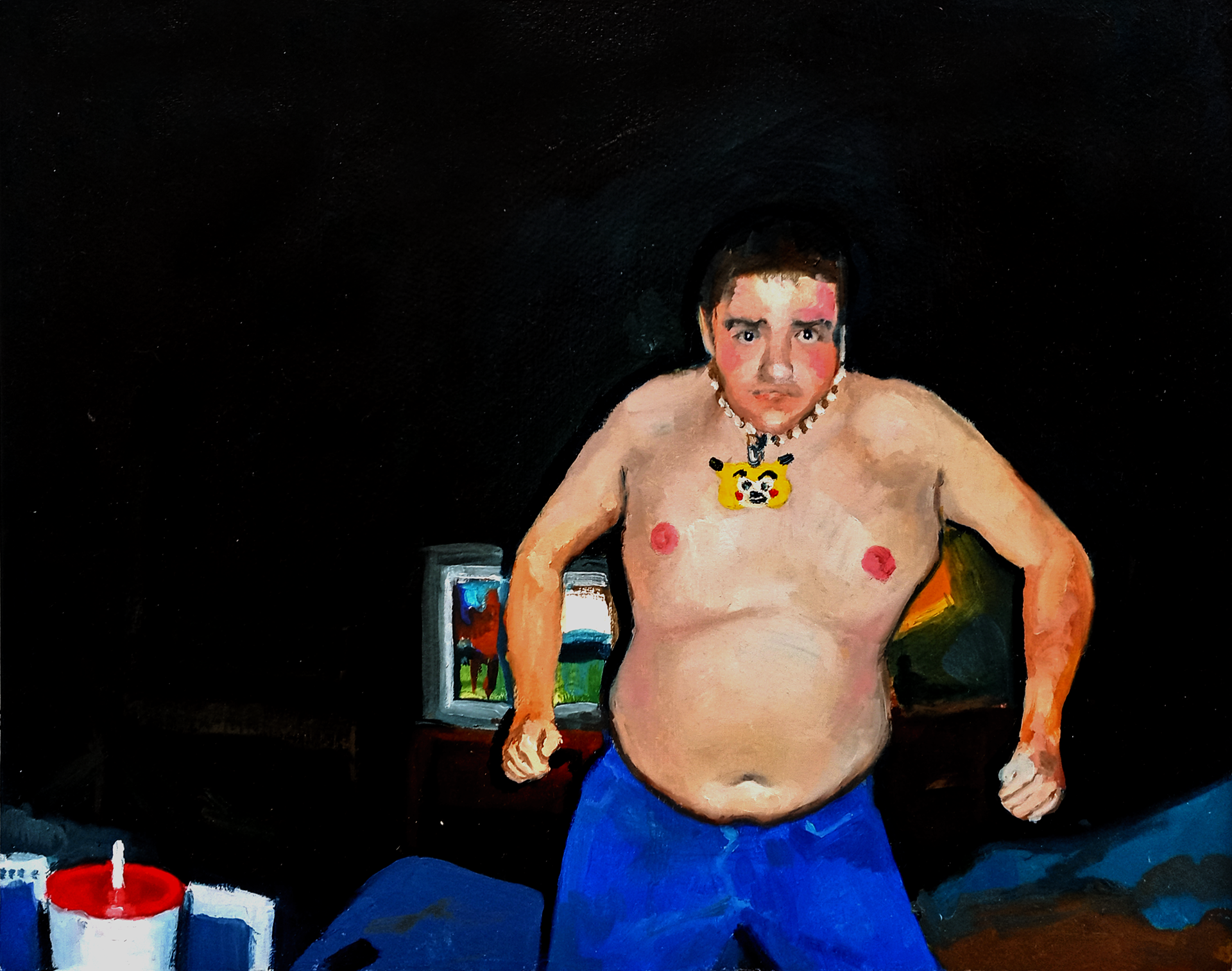 Captain's log, oil on paper mounted on panel, 11" x 14", 2022