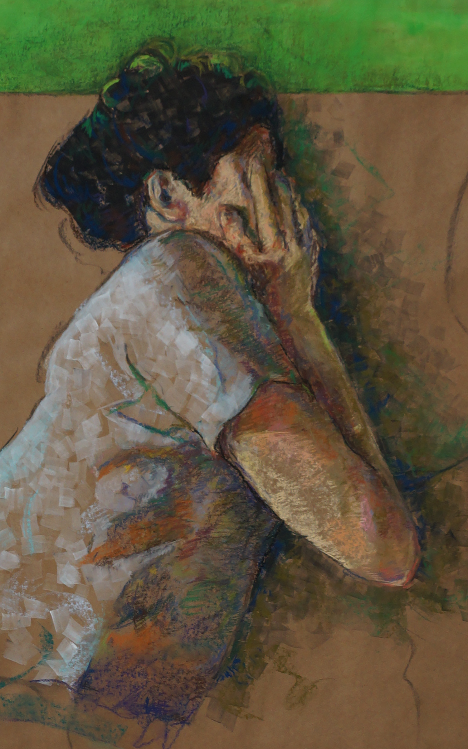 Bend, 2018, oil on canvas