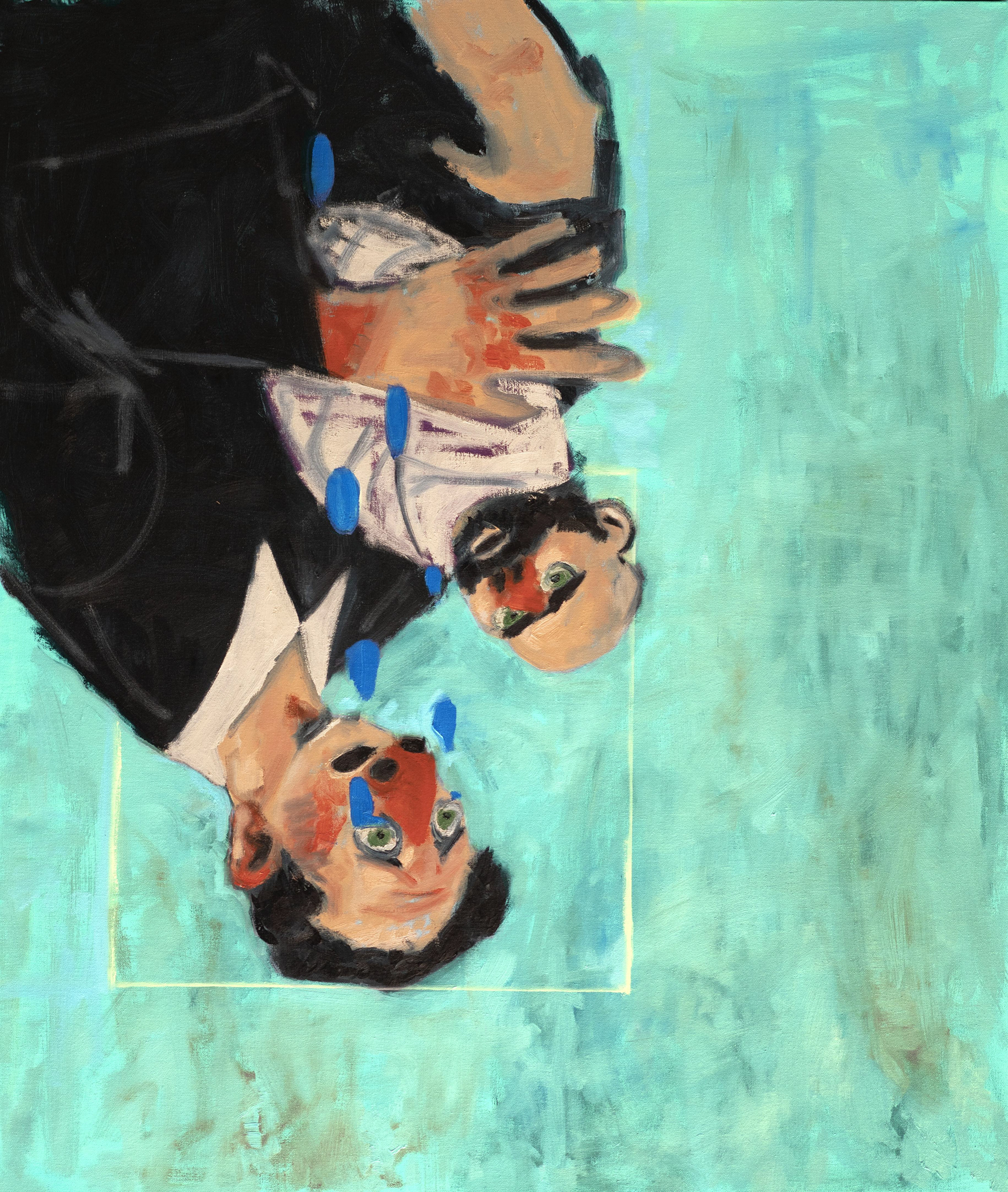 Baby Face, oil on canvas,  40" x 42", 2020