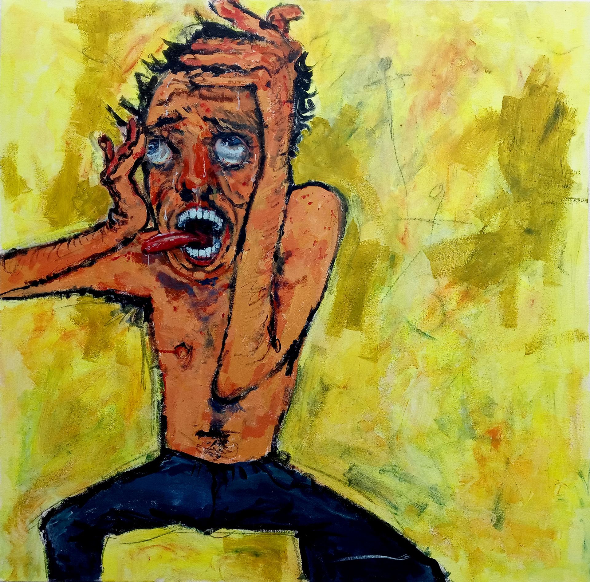 Change, acrylic on canvas, 40" x 40", 2021