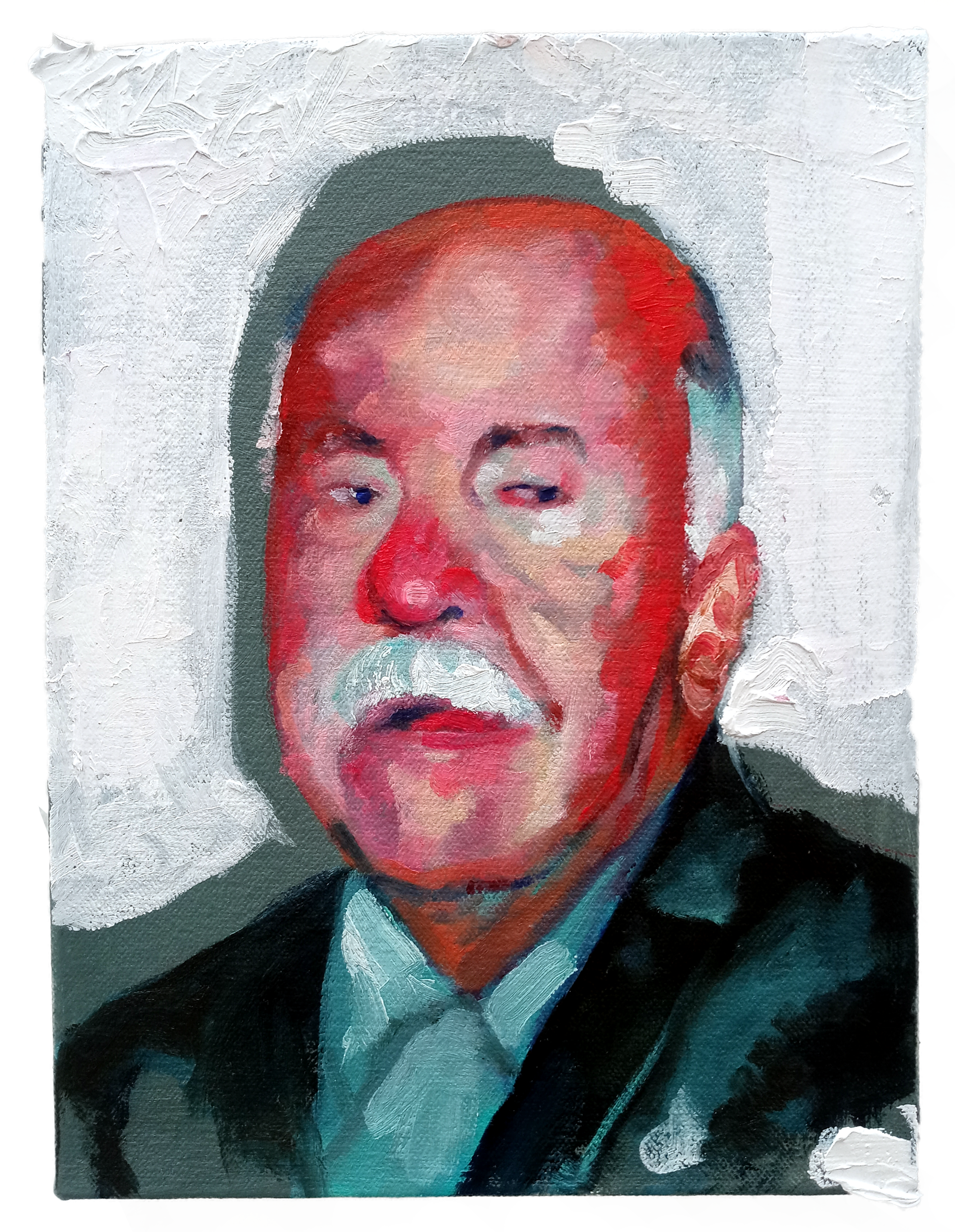 Untitled, oil on canvas,  6" x 9", 2022