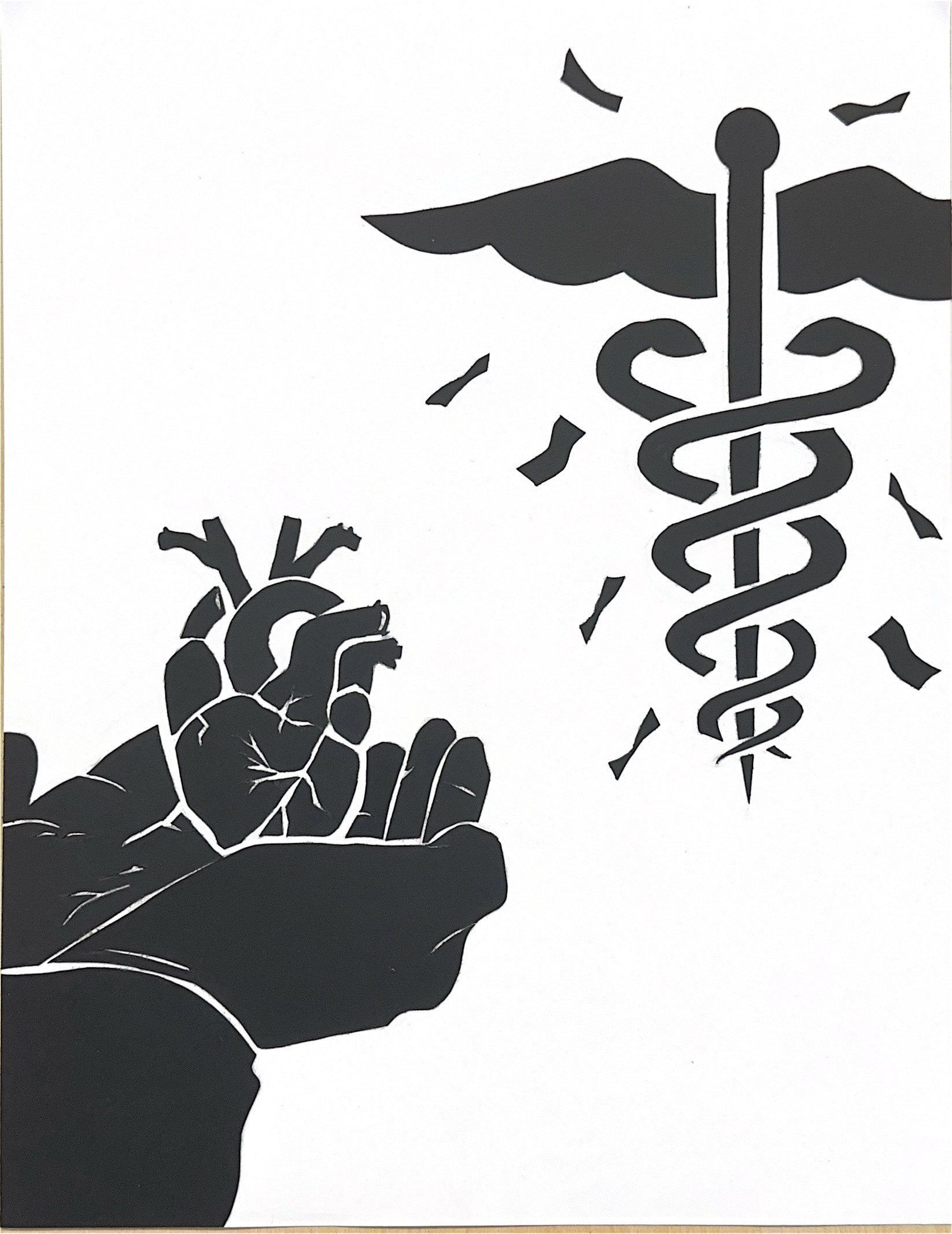 Shape Project, Cardstock on Bristol