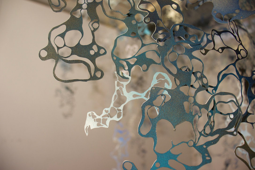 High Tide, Rives BFK, acrylic, dimensions variable