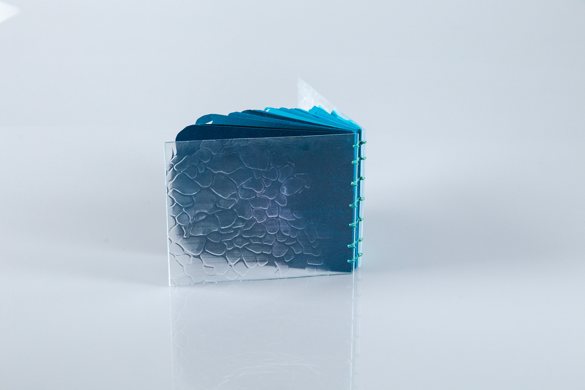 Tides of Change, paper, binders board, acrylic, dura-lar, 7 x 9 inches