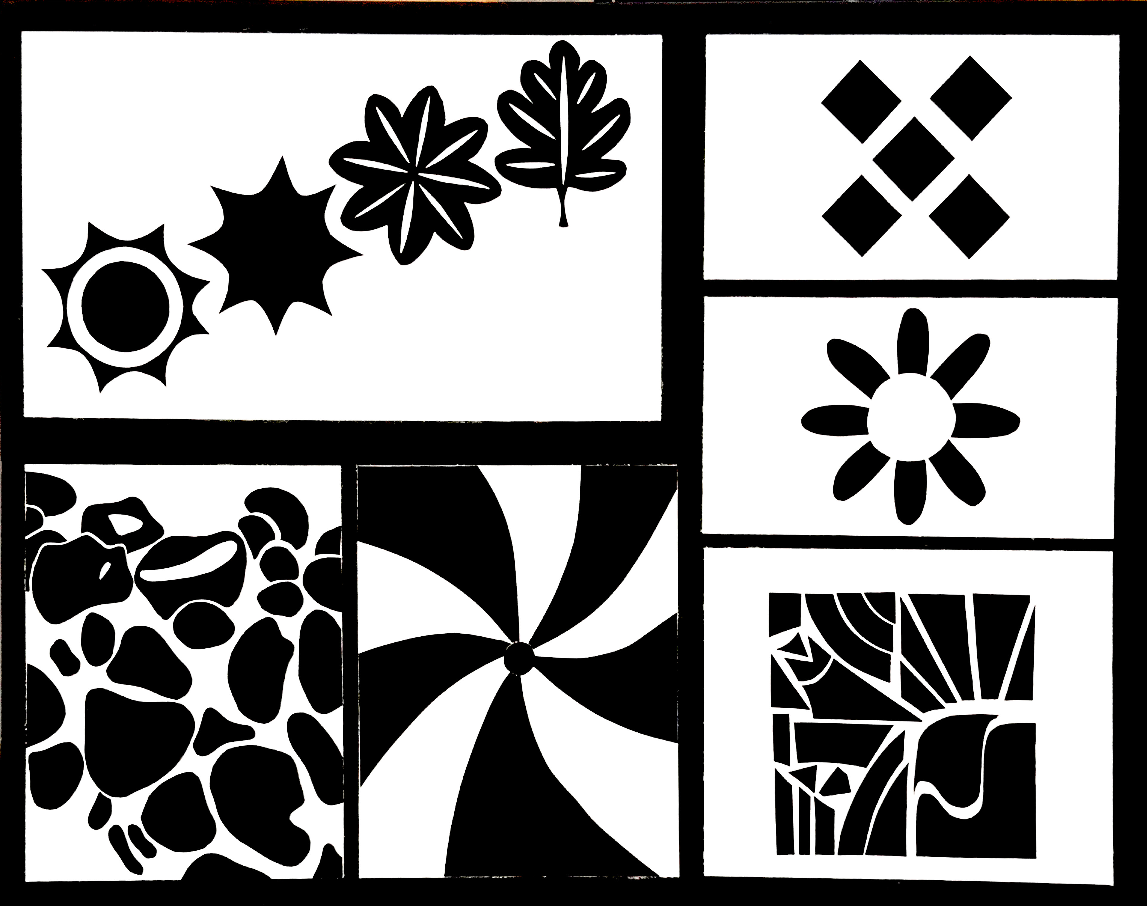 Shape Project, Cardstock on Bristol