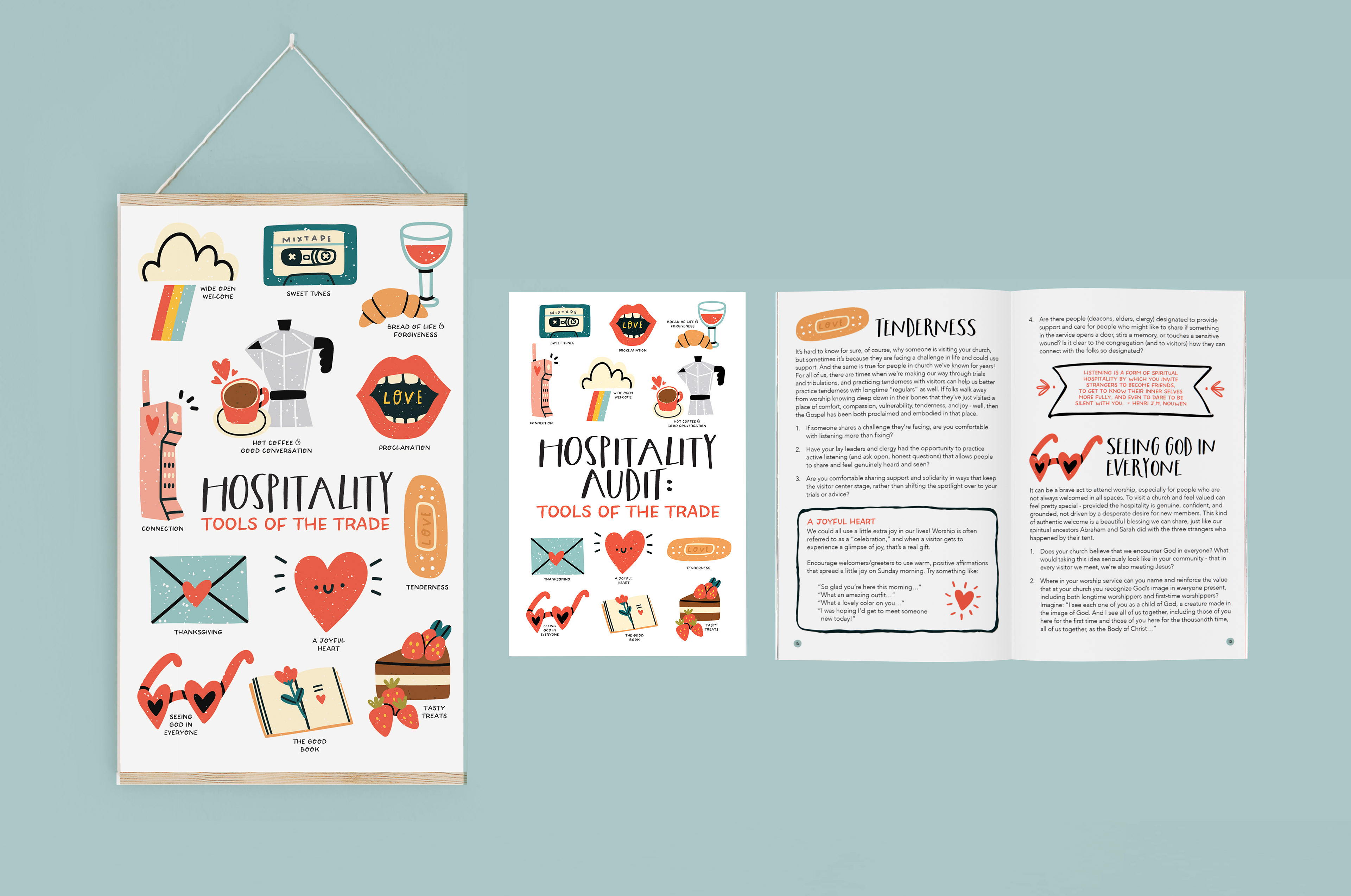 Hospitality Audit Poster and Devotional: Tools of the Trade