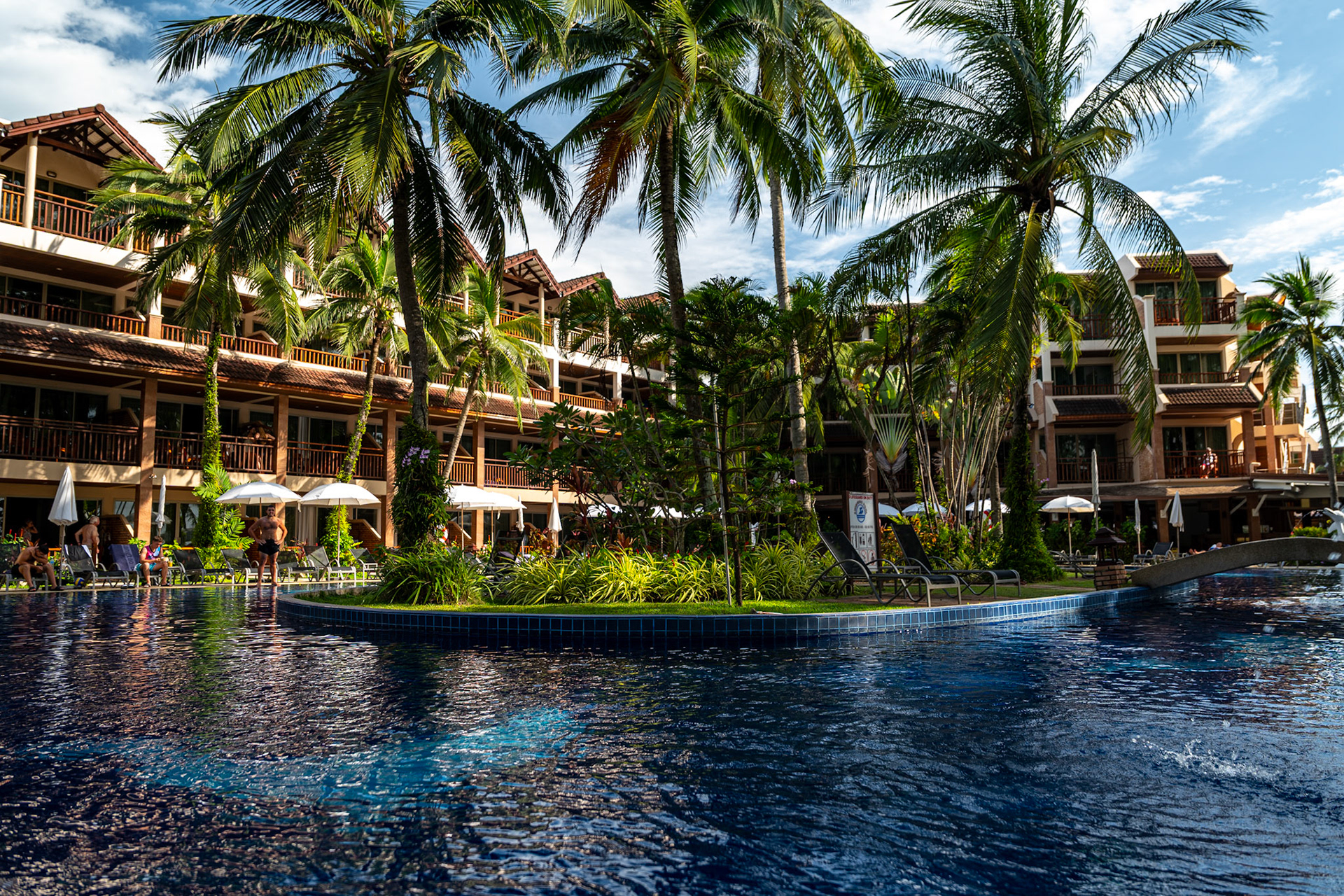 Poolside Living in a Lush Island Setting