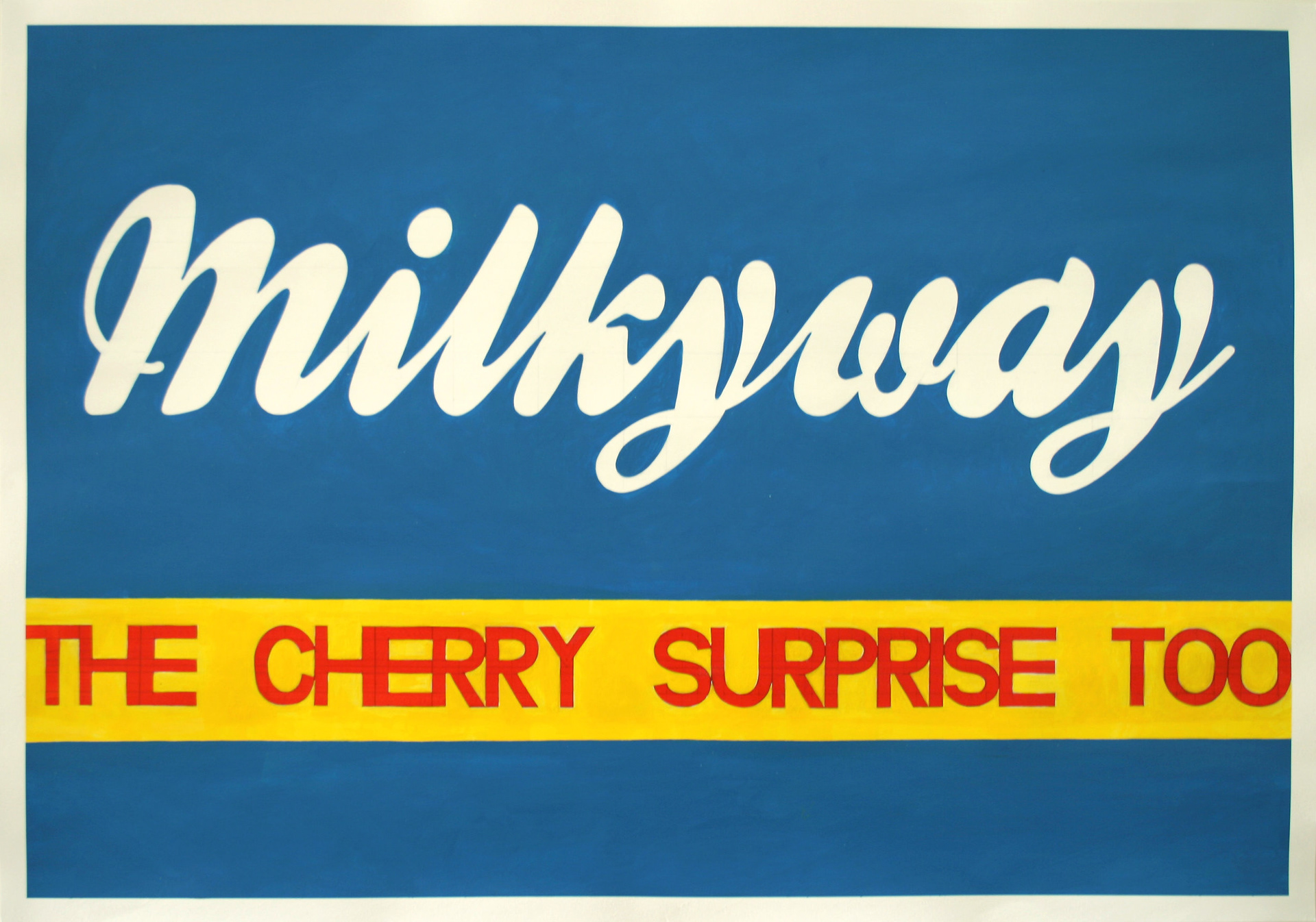 Milkyway, Acrylic on Paper, 100cm x 70cm (Sold)