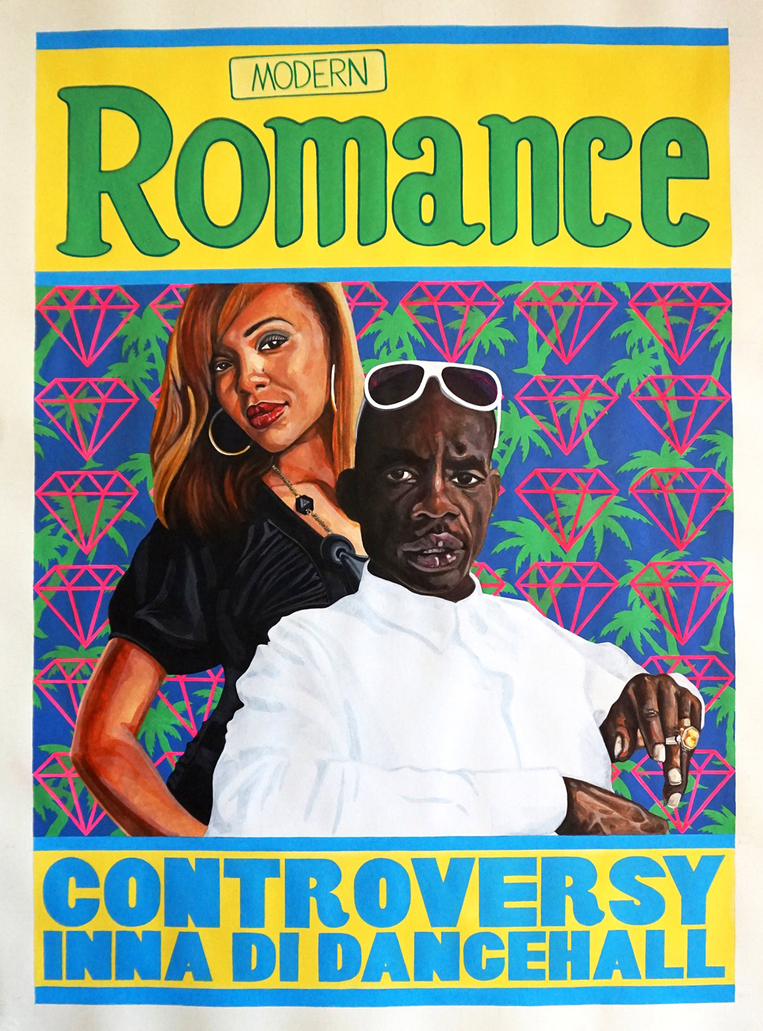 Controversy, Acrylic on Cotton Rag, 50cm x 70cm (Sold)