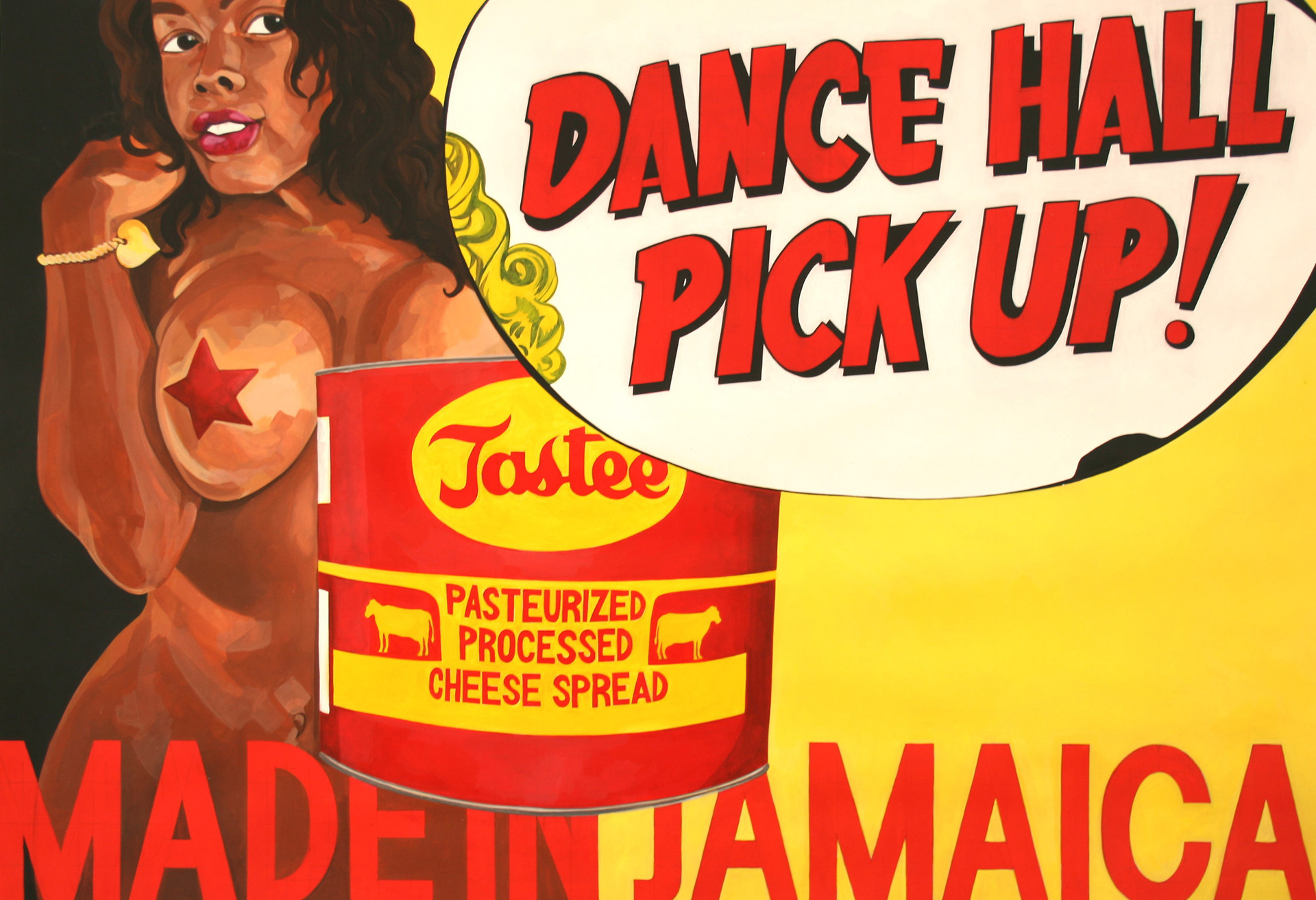 Dancehall Pick Up, Acrylic on Paper, 100cm x 70cm