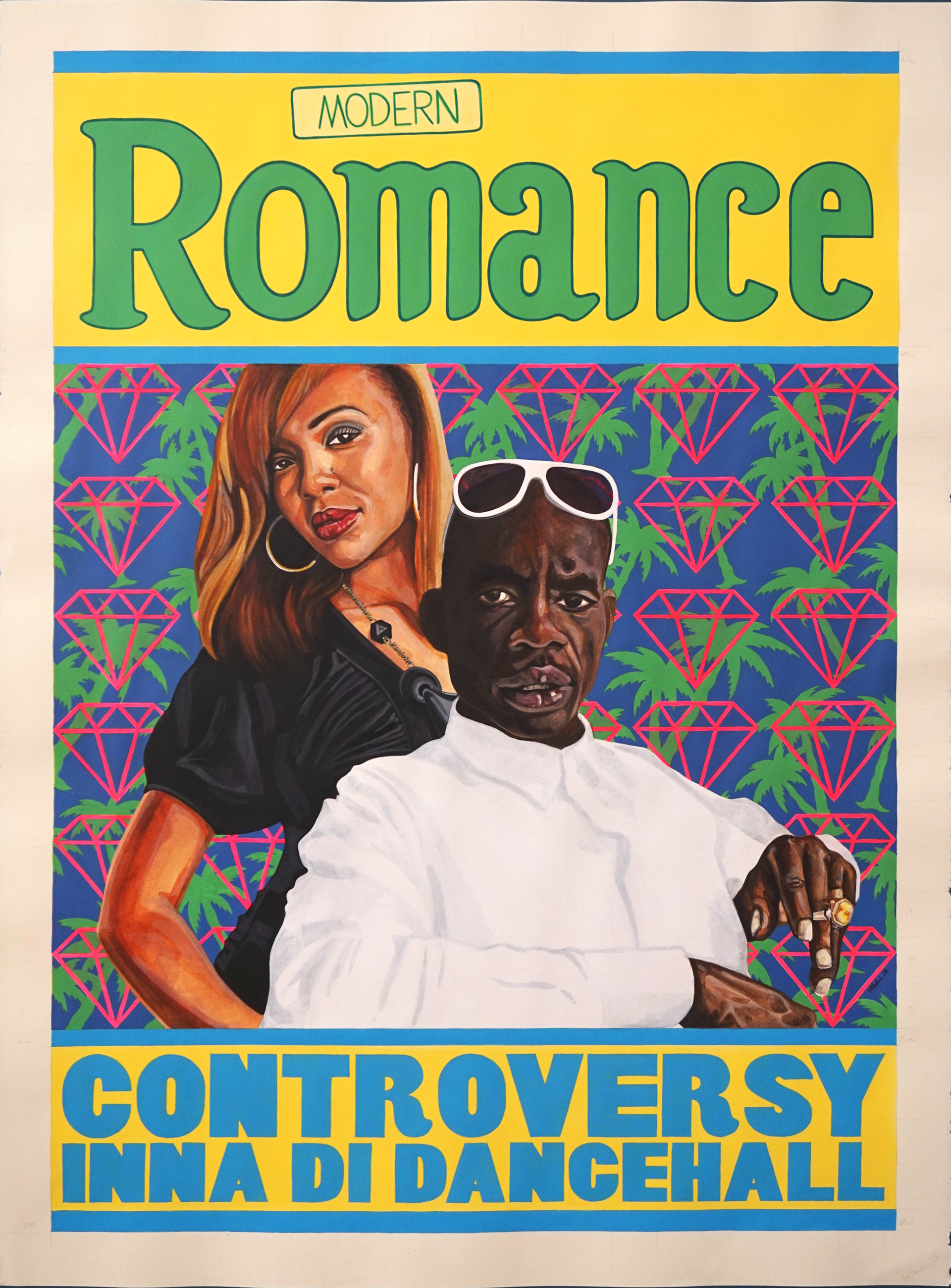 3. Controversy, Acrylic on Sommerset Cotton Rag, 70cm x 50cm