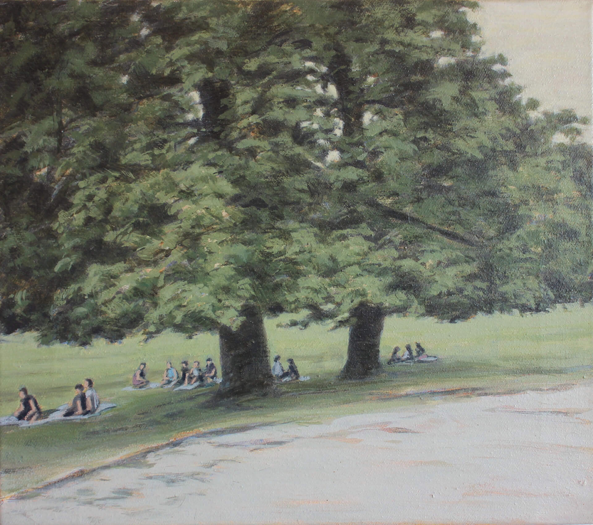 Öl Tempera auf Leinwand 2004, 45 x 40 cm