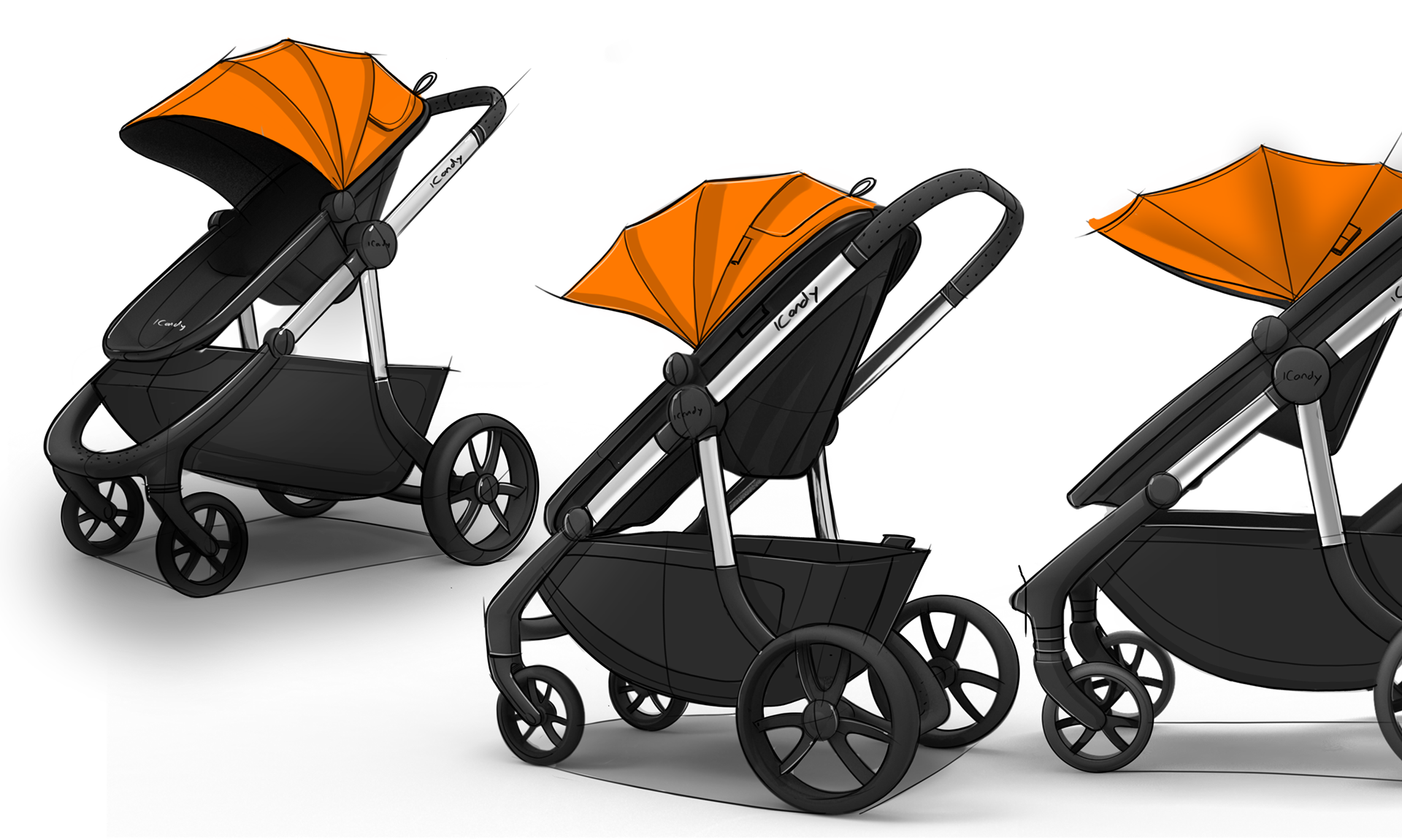 Icandy orange outlet travel system