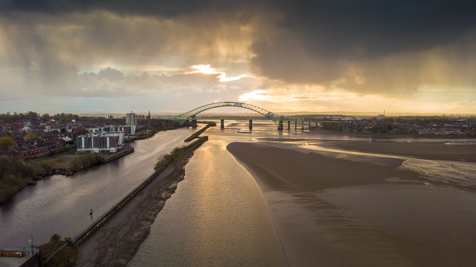 The Runcorn Widnes Bridge