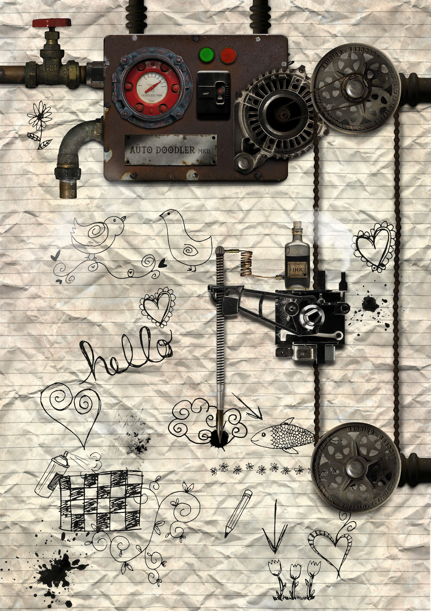 The Scribble-O-Matic Doodlecraft 42-B